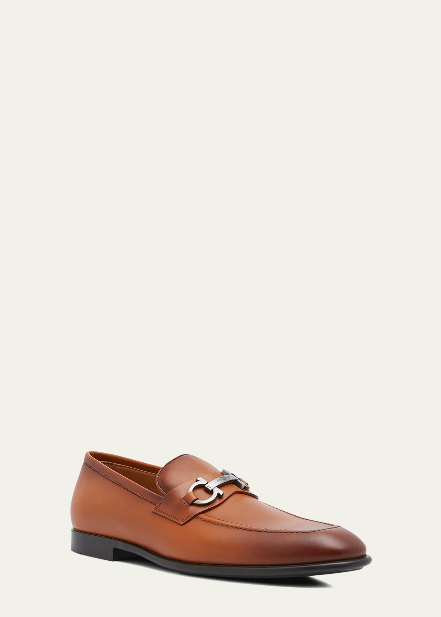 Salvatore Ferragamo Men\'s Tan Leather Bit Loafers Ferragamo Men main image 4