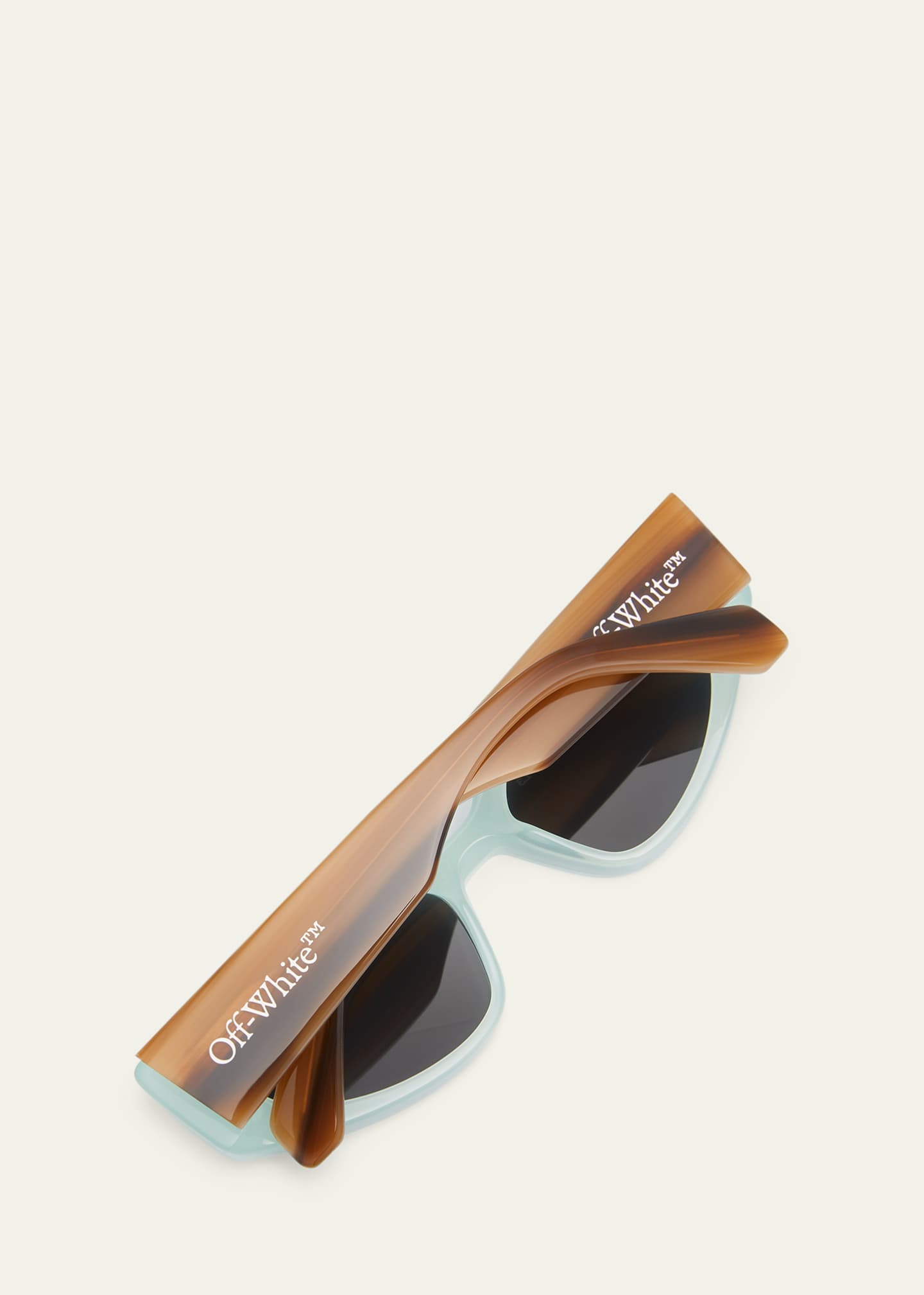 Off-White Memphis Beveled Acetate Cat-Eye Sunglasses Image 5 of 5
