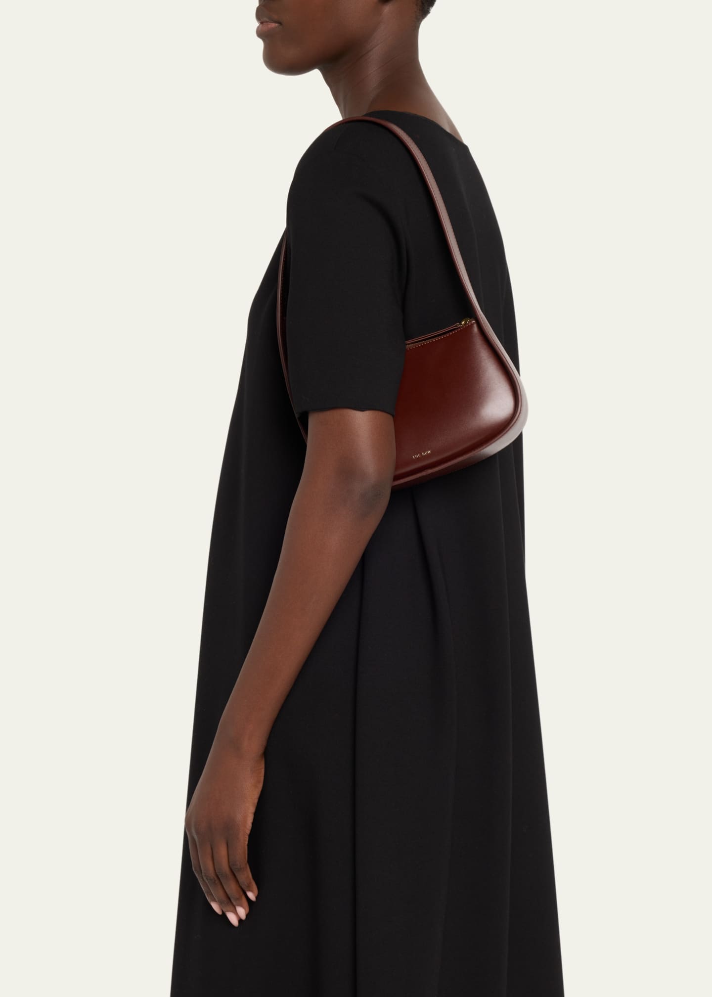 THE ROW Half Moon Shoulder Bag in Leather