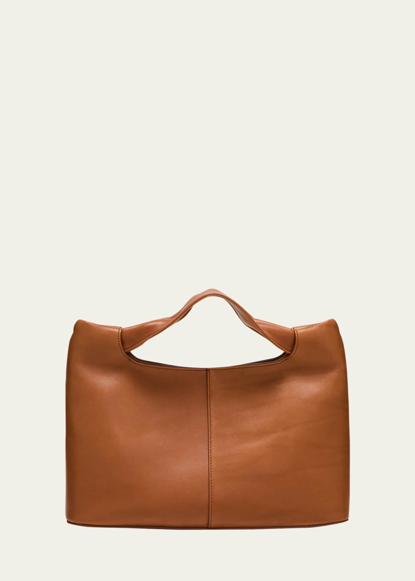 THE ROW Camdem Top-Handle Bag in Saddle Leather - Bergdorf Goodman