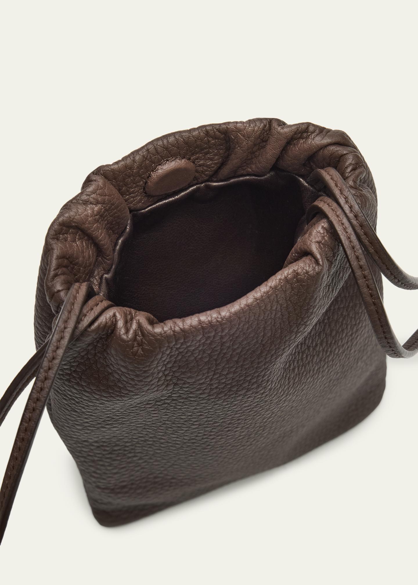 THE ROW Bourse Phone Case in Grain Leather - Bergdorf Goodman