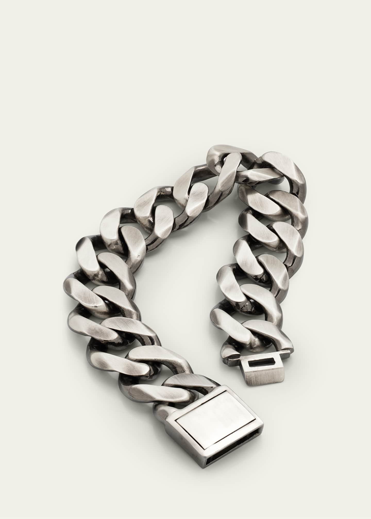 Lois Sasson Design Men's Sterling Silver Cuban Link Bracelet Bergdorf