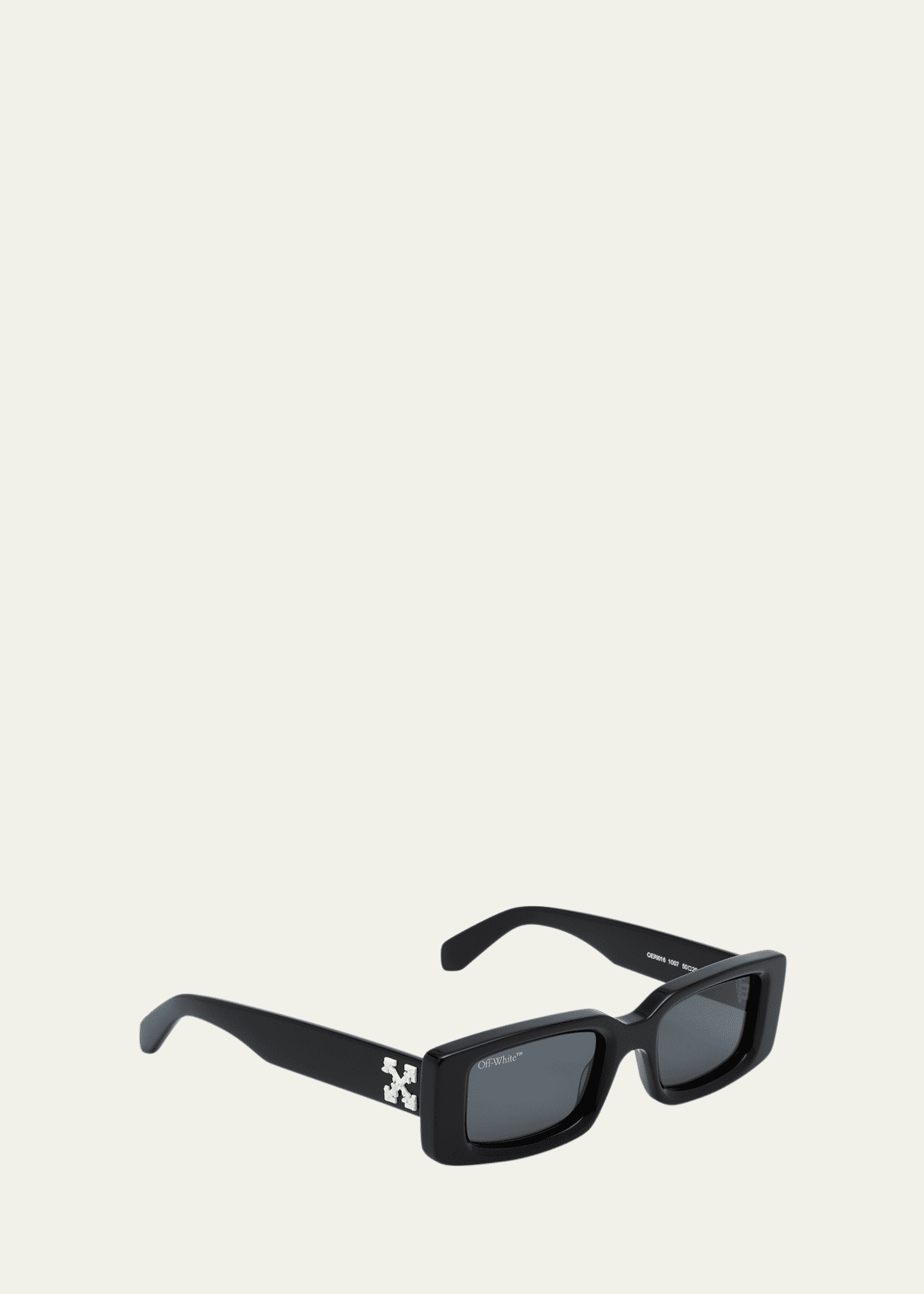 Off-White Arthur Acetate Rectangle Sunglasses Image 3 of 5