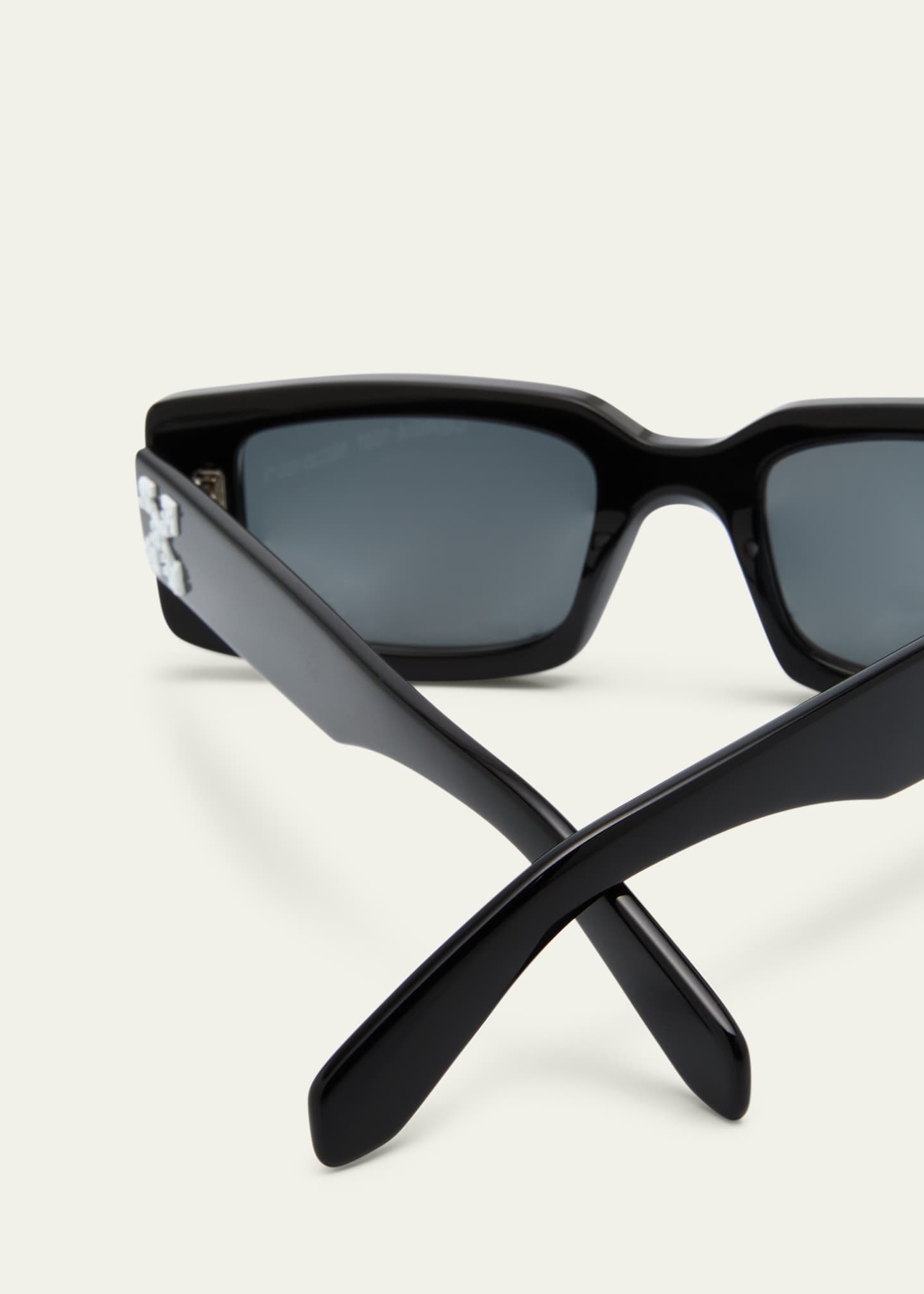 Off-White Arthur Acetate Rectangle Sunglasses Image 5 of 5