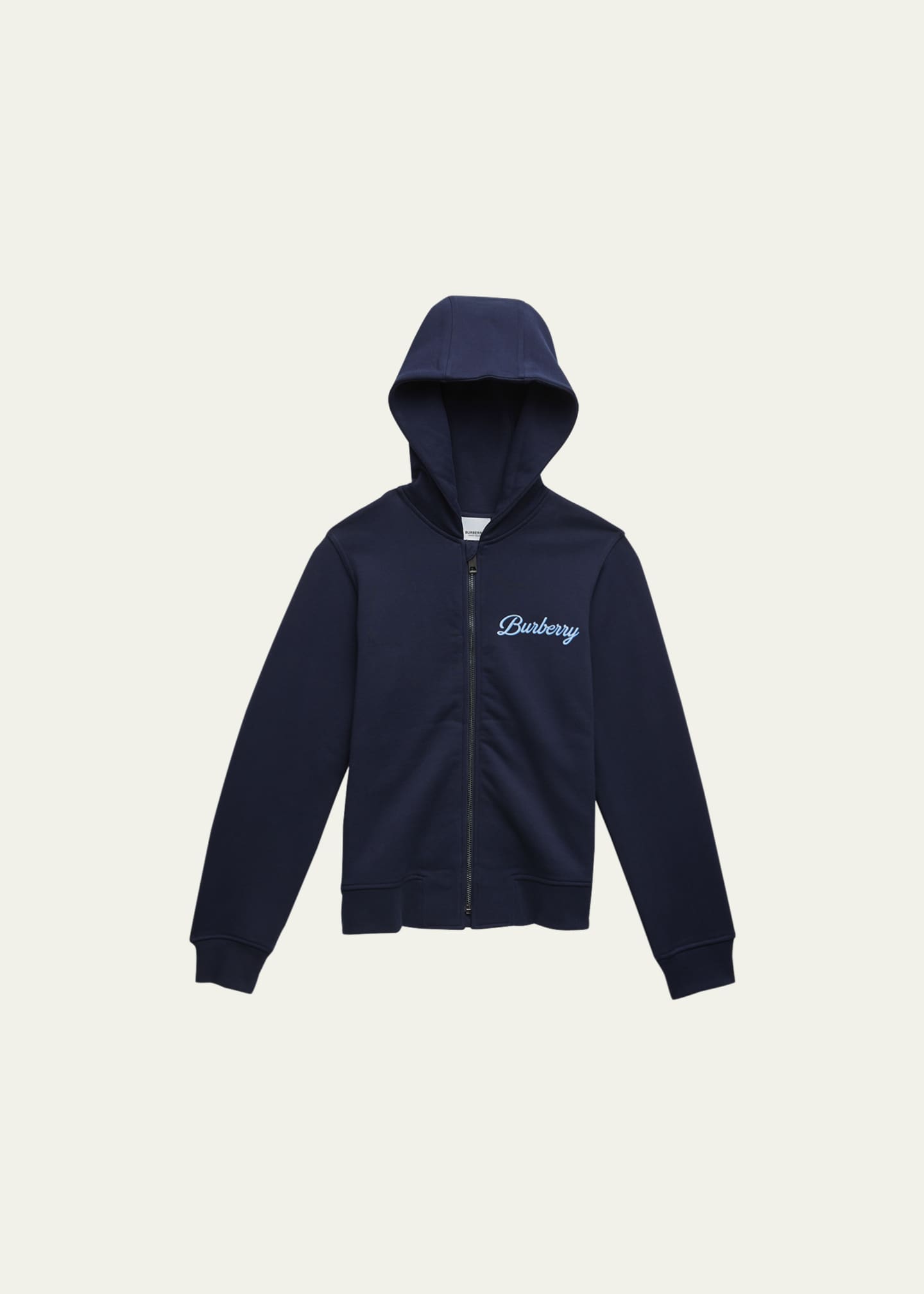 Burberry Boy s Sutton Logo Script Hoodie Size 4 12 Bergdorf Goodman