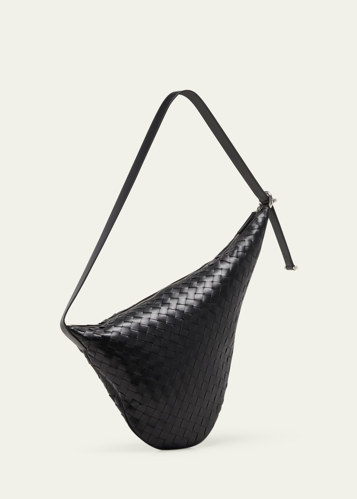 Bottega Veneta Virgule black Intrecciato bag