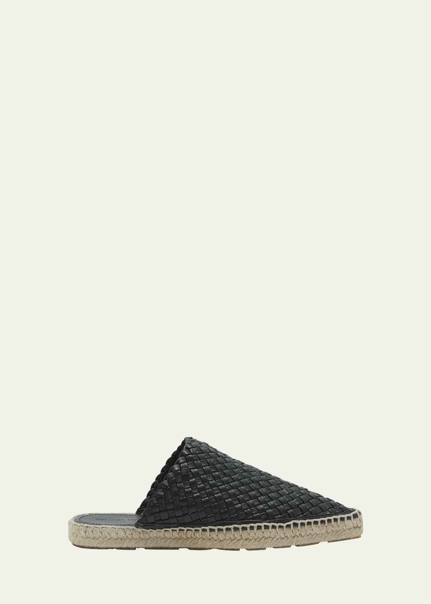 Bottega Veneta Woven Leather Espadrille Mules - Bergdorf Goodman