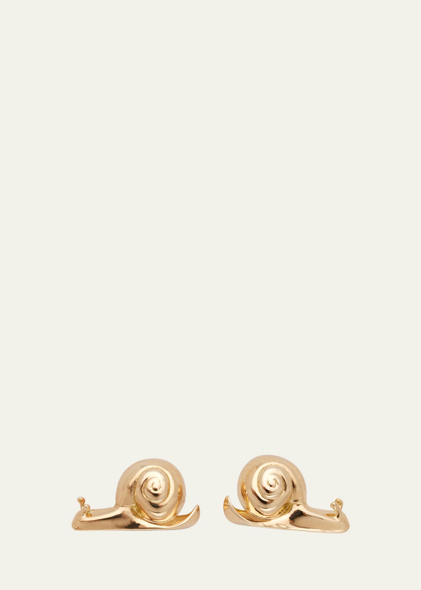 Brent Neale 18K Yellow Gold Snail Stud Earrings Image 1 of 4