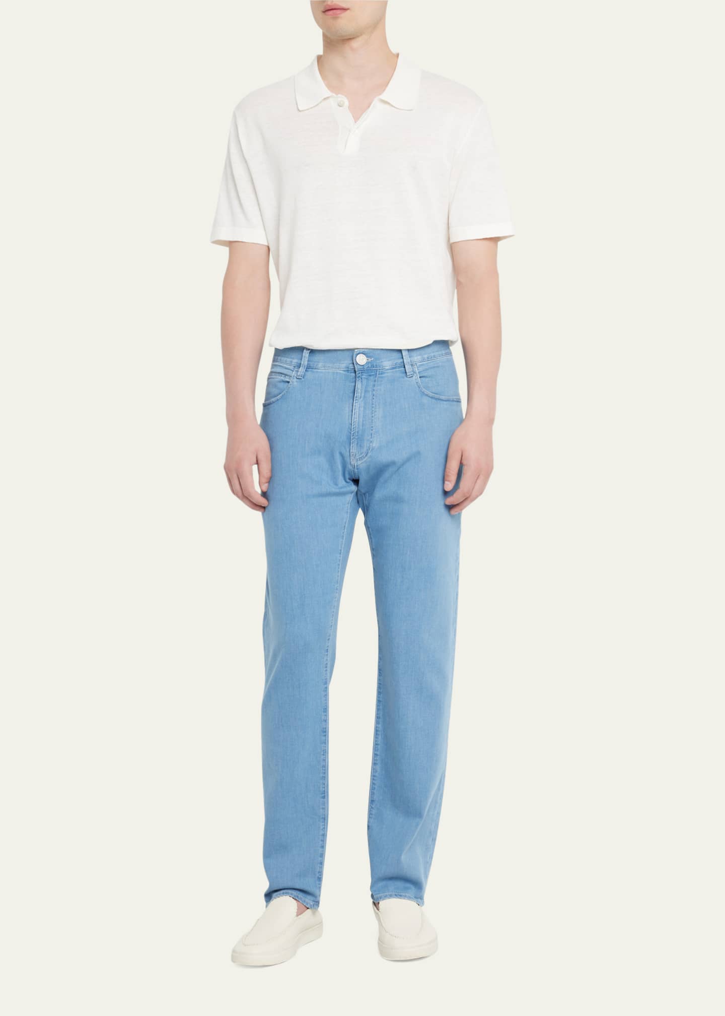 Giorgio Armani Men s Straight Leg Jeans Bergdorf Goodman