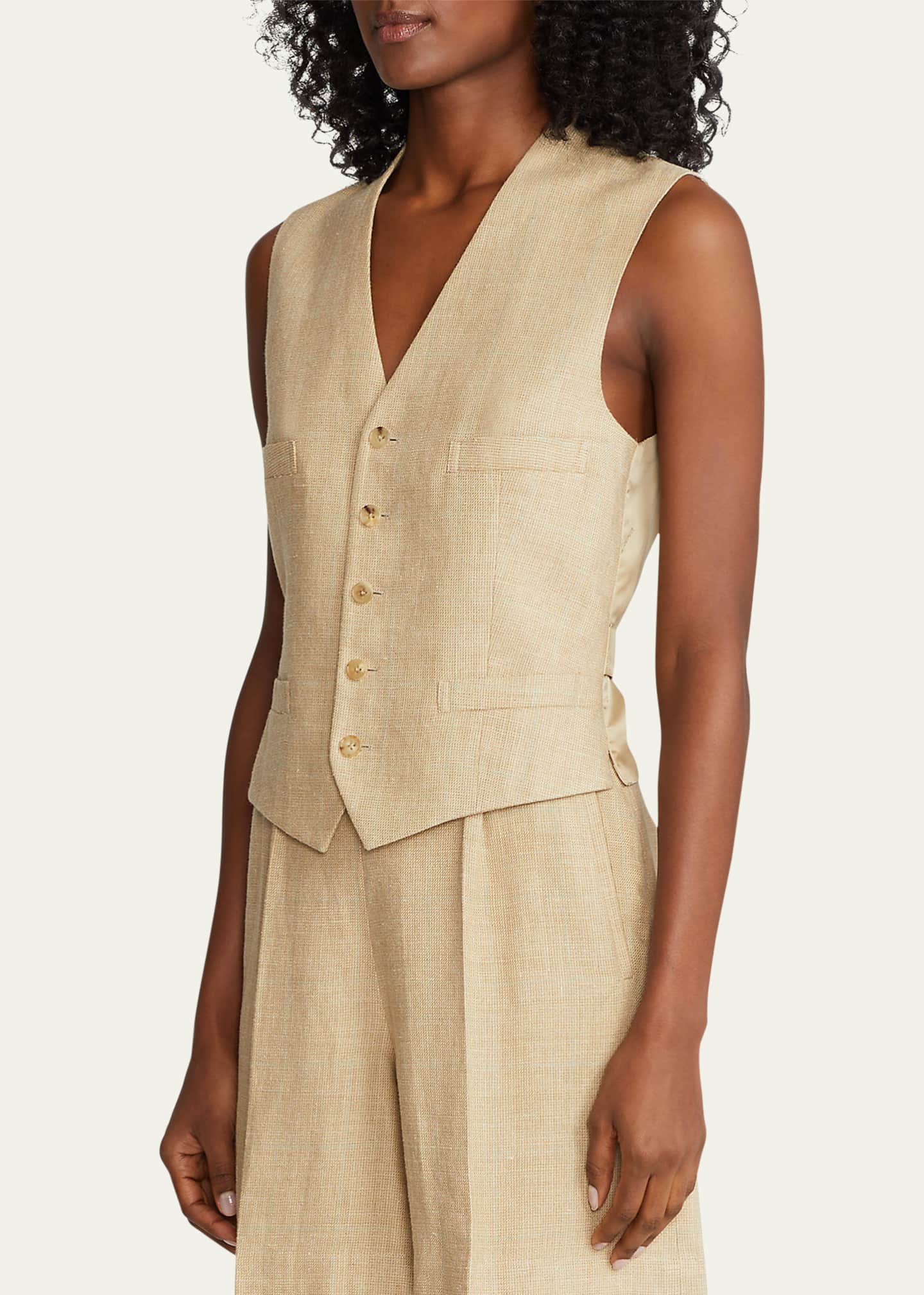 Lauren Linen Vest main image 0