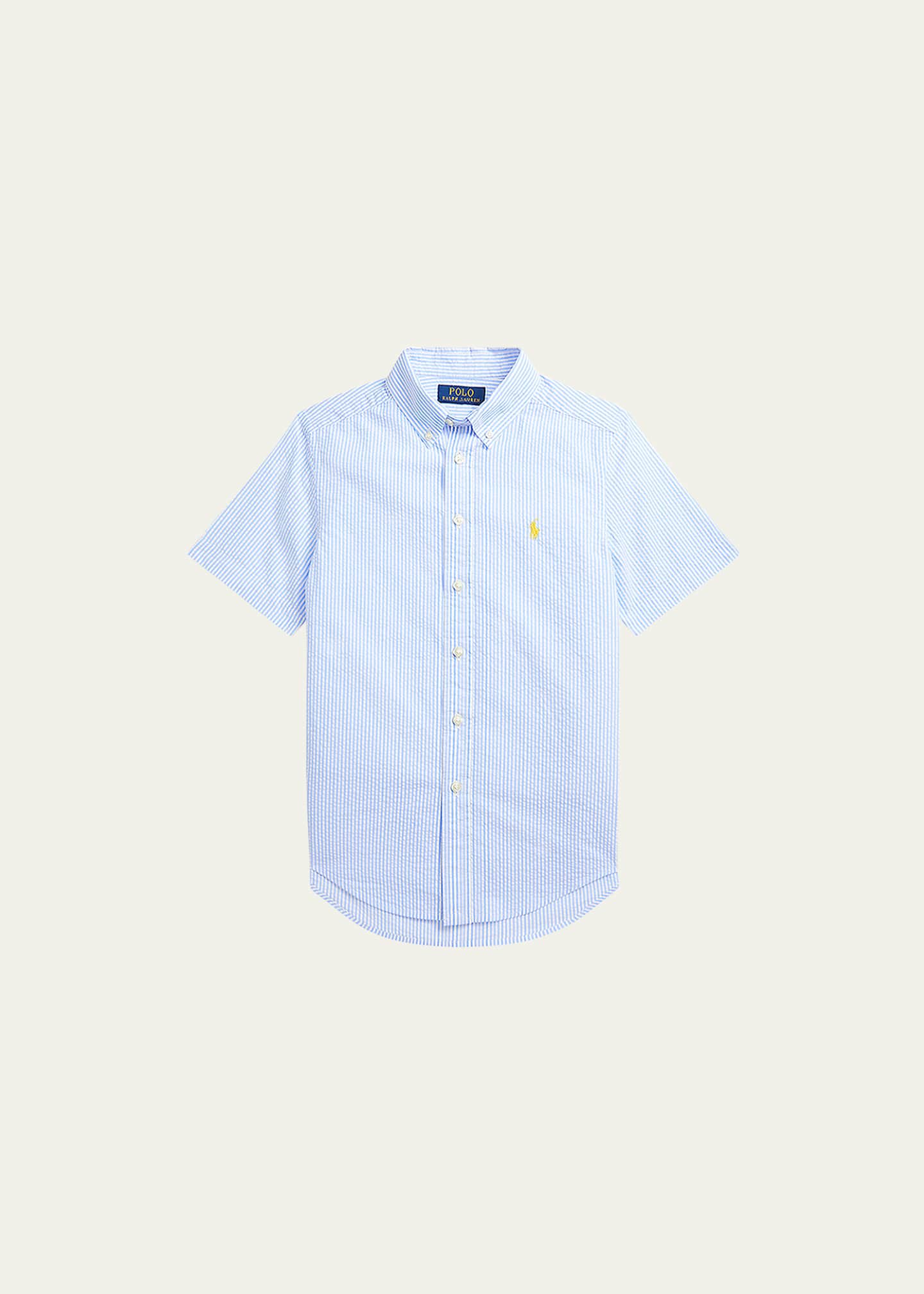 Ralph Lauren Childrenswear Boy s Striped Seersucker Short Sleeve