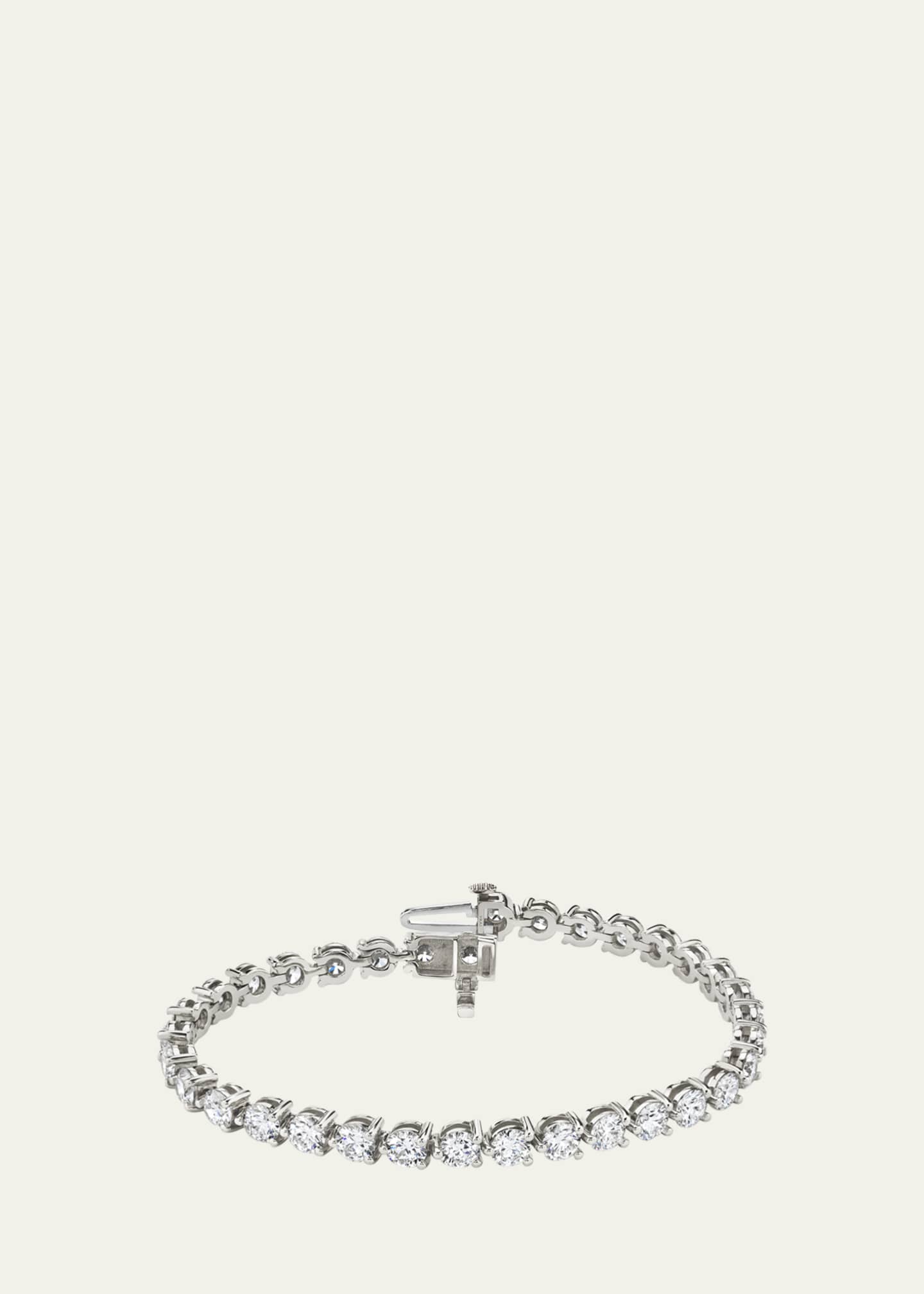 VRAI 14K White Gold Large Lab Created/VRAI Created Diamond Tennis