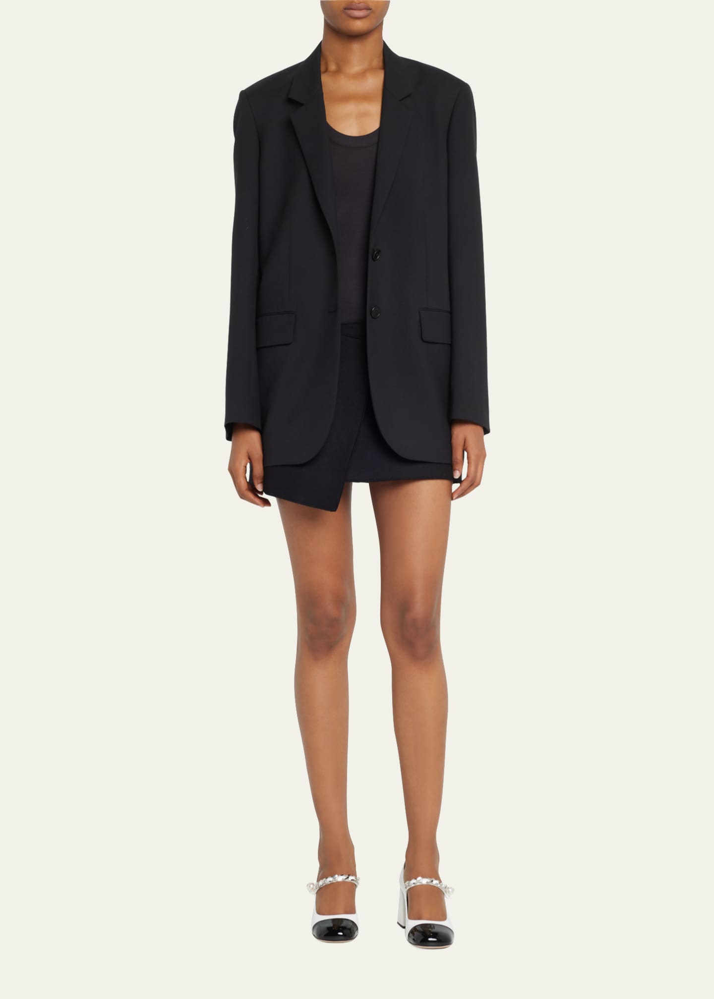 Miu Miu Cap Toe May Jane Pumps Image 3 of 5