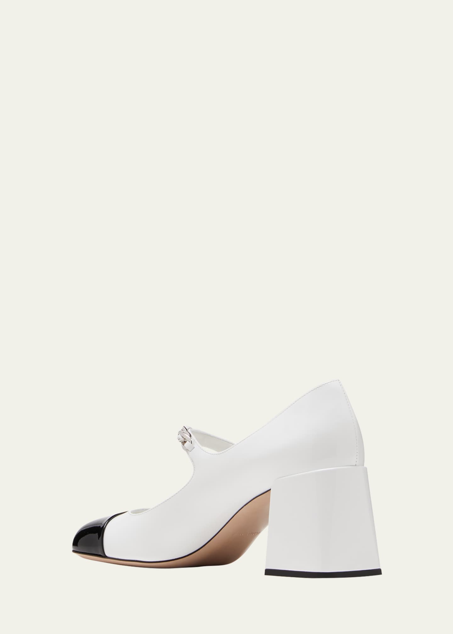 Miu Miu Cap Toe May Jane Pumps - Bergdorf Goodman