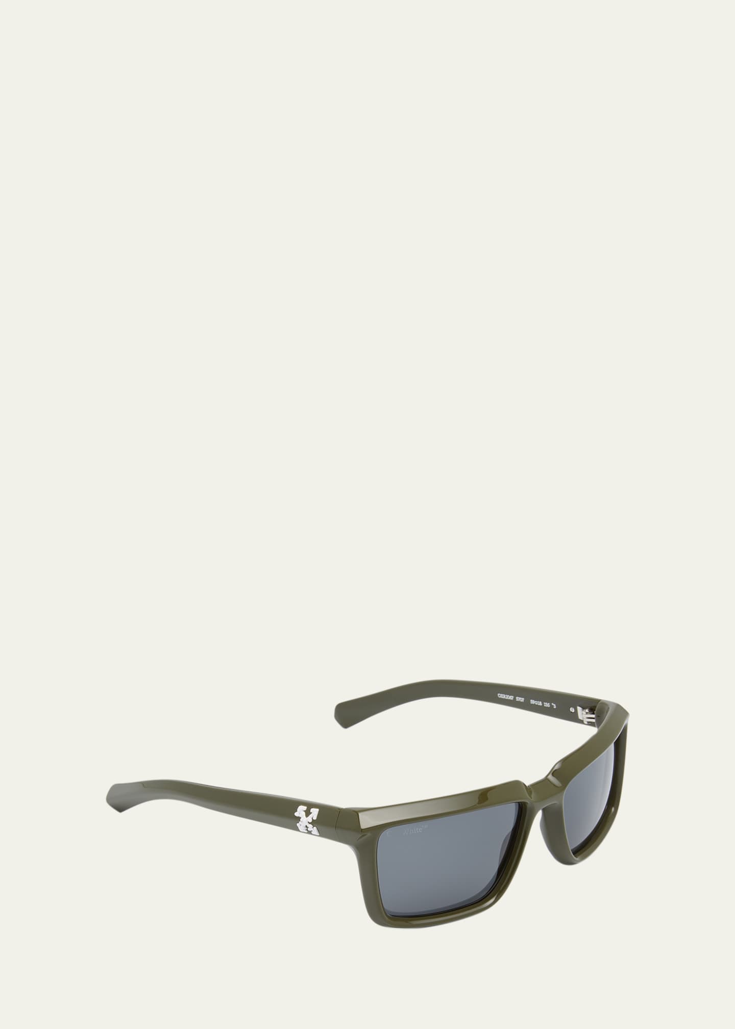 Off White Men s Portland Rectangle Acetate Sunglasses