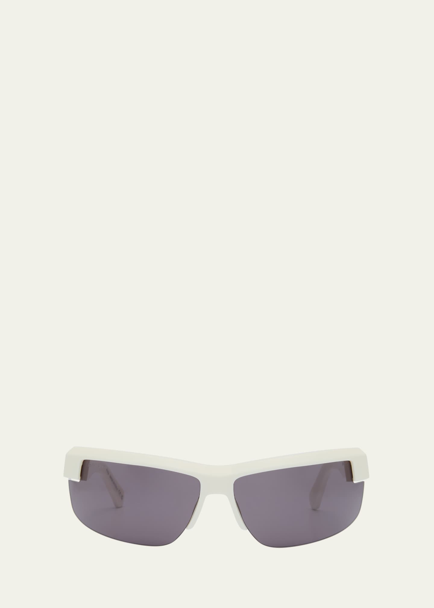 Off-White Men's Toledo Half-Rim Acetate Sunglasses Image 1 of 5