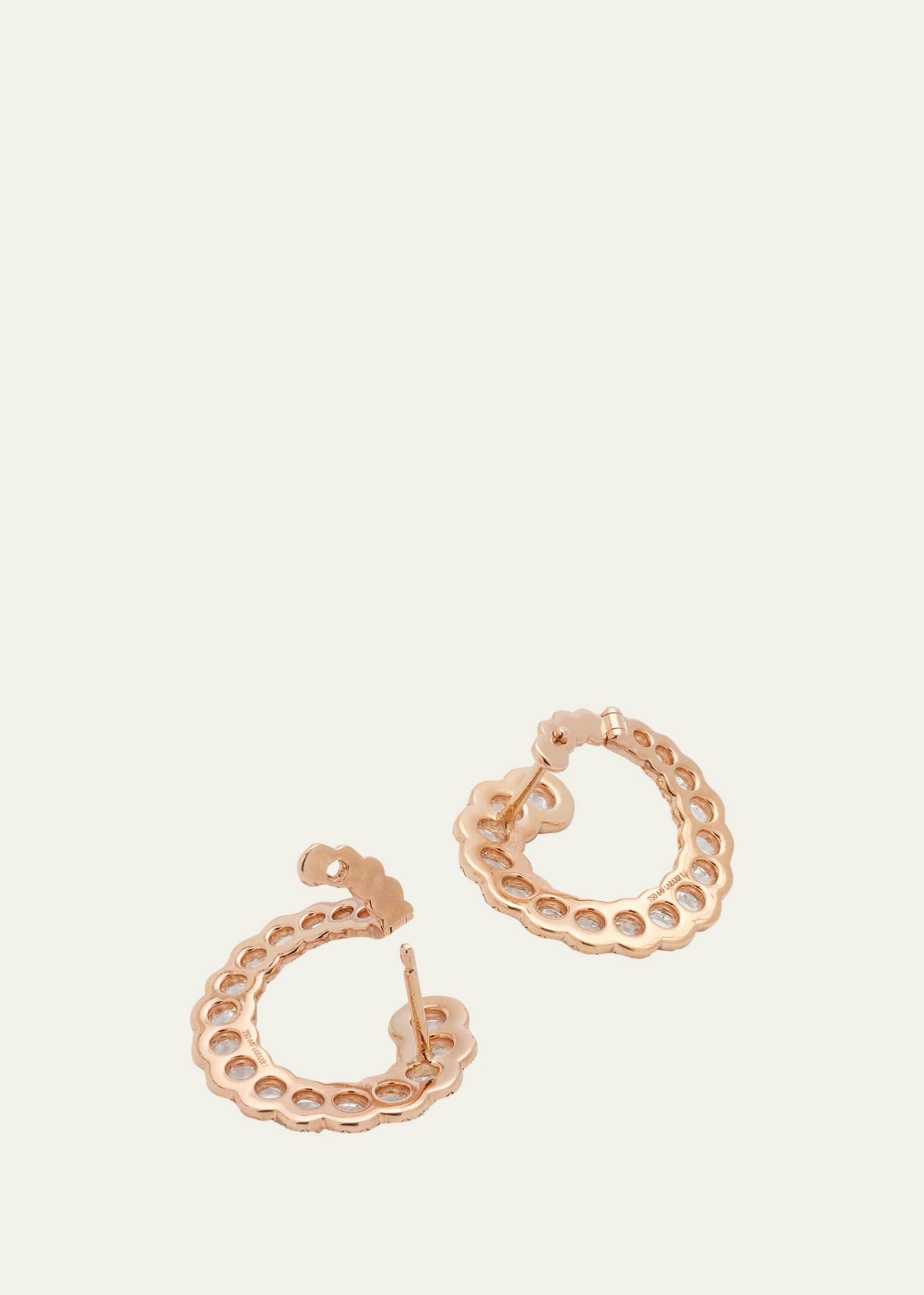 Rose gold earrings for men clearance