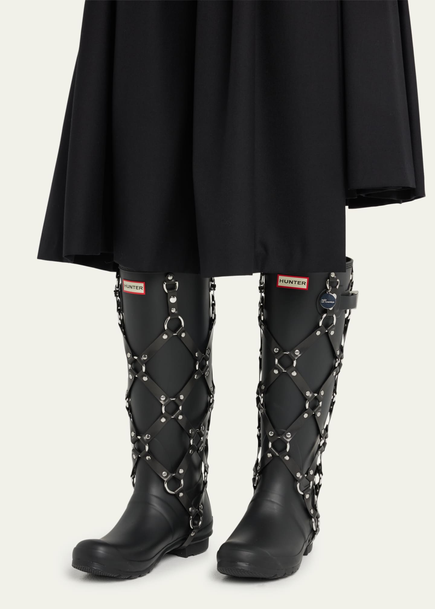 Noir Kei Ninomiya x Hunter Harness Rain Boots - Bergdorf Goodman