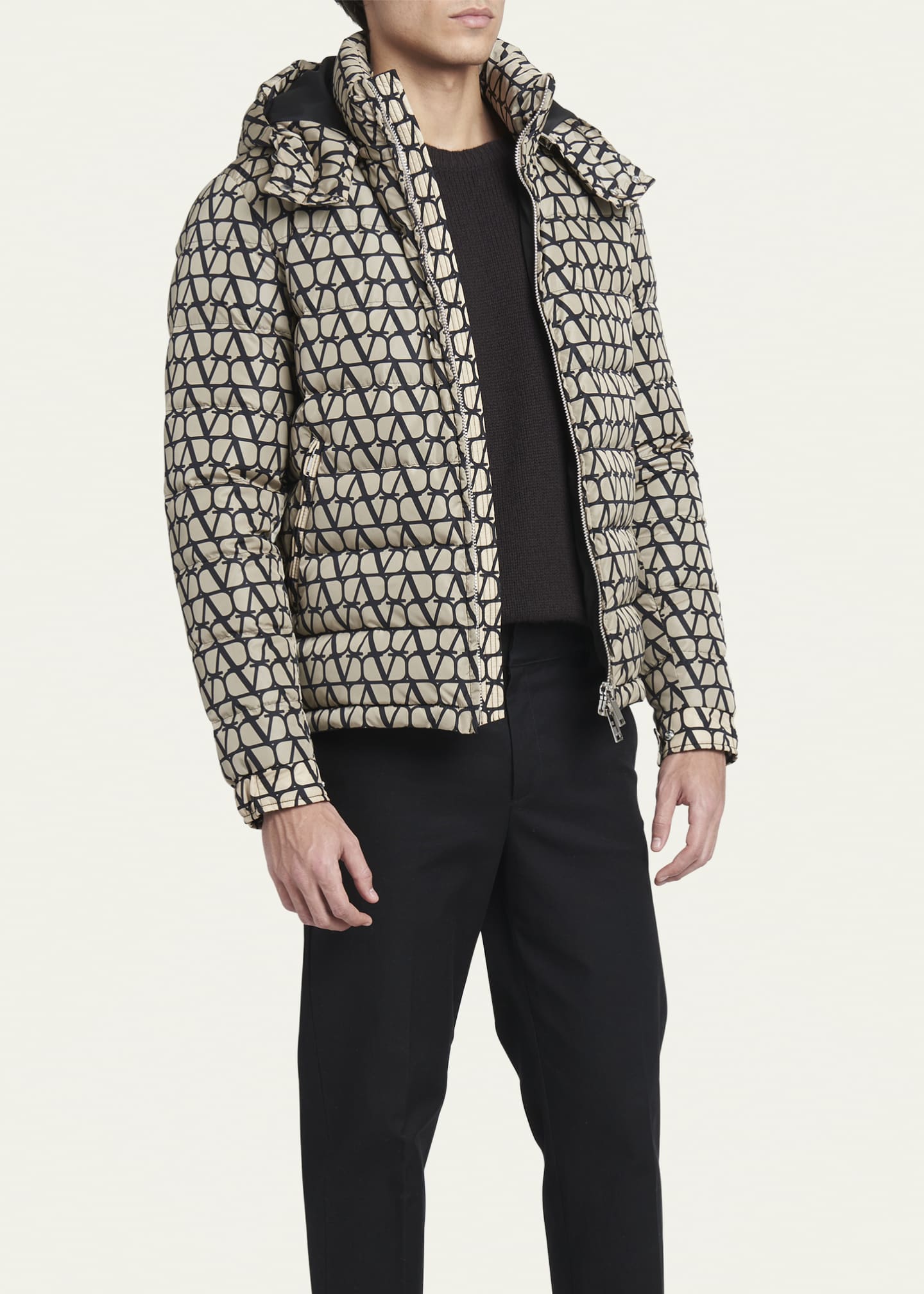 Valentino Garavani Men's Iconography Puffer Jacket - Bergdorf Goodman