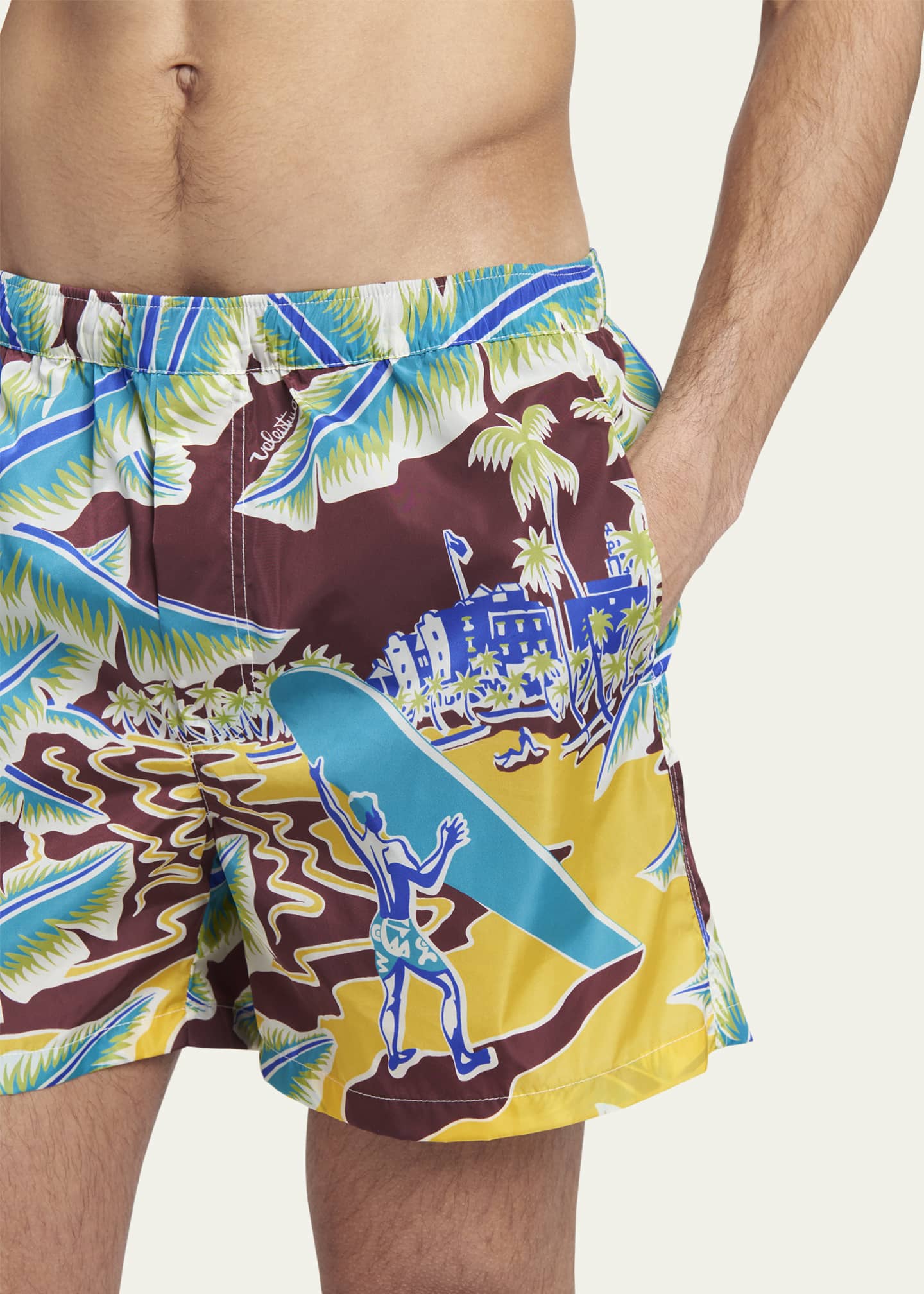 Mens valentino swim best sale shorts