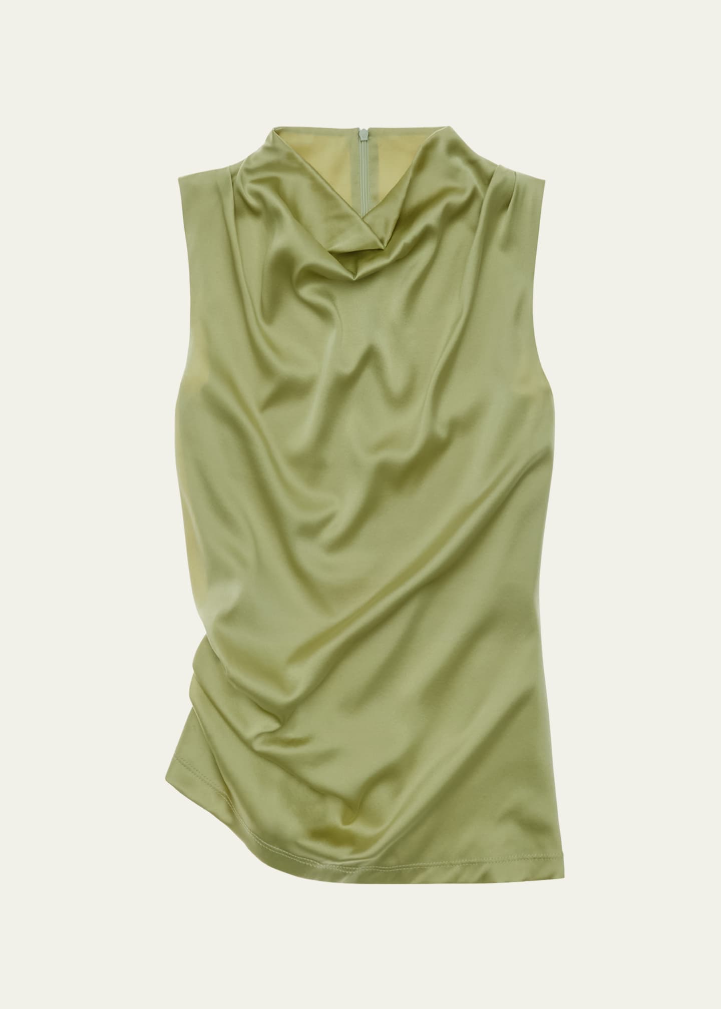 Helmut Lang Silk CowlNeck Top Bergdorf Goodman