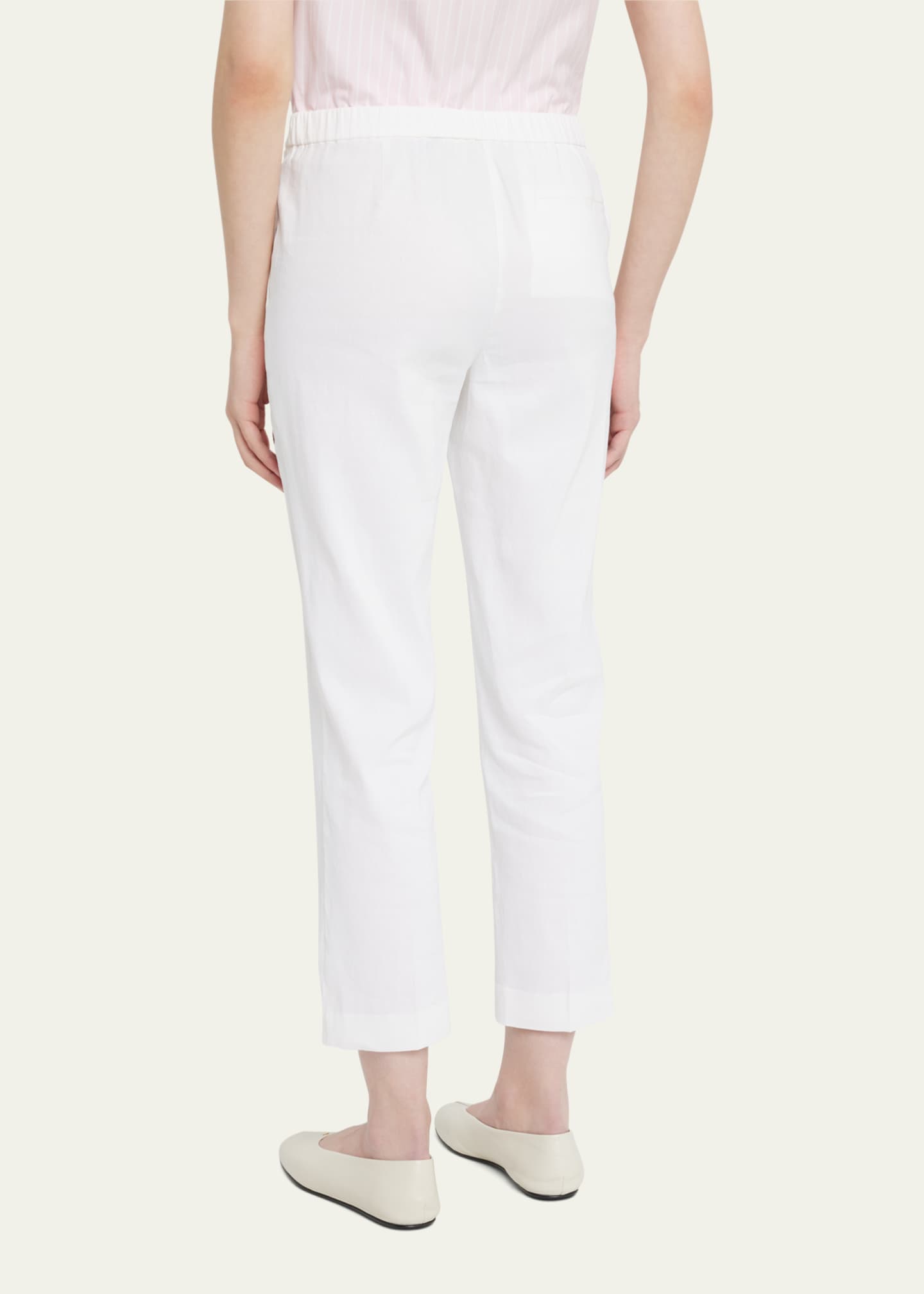 Theory white linen pants new arrivals