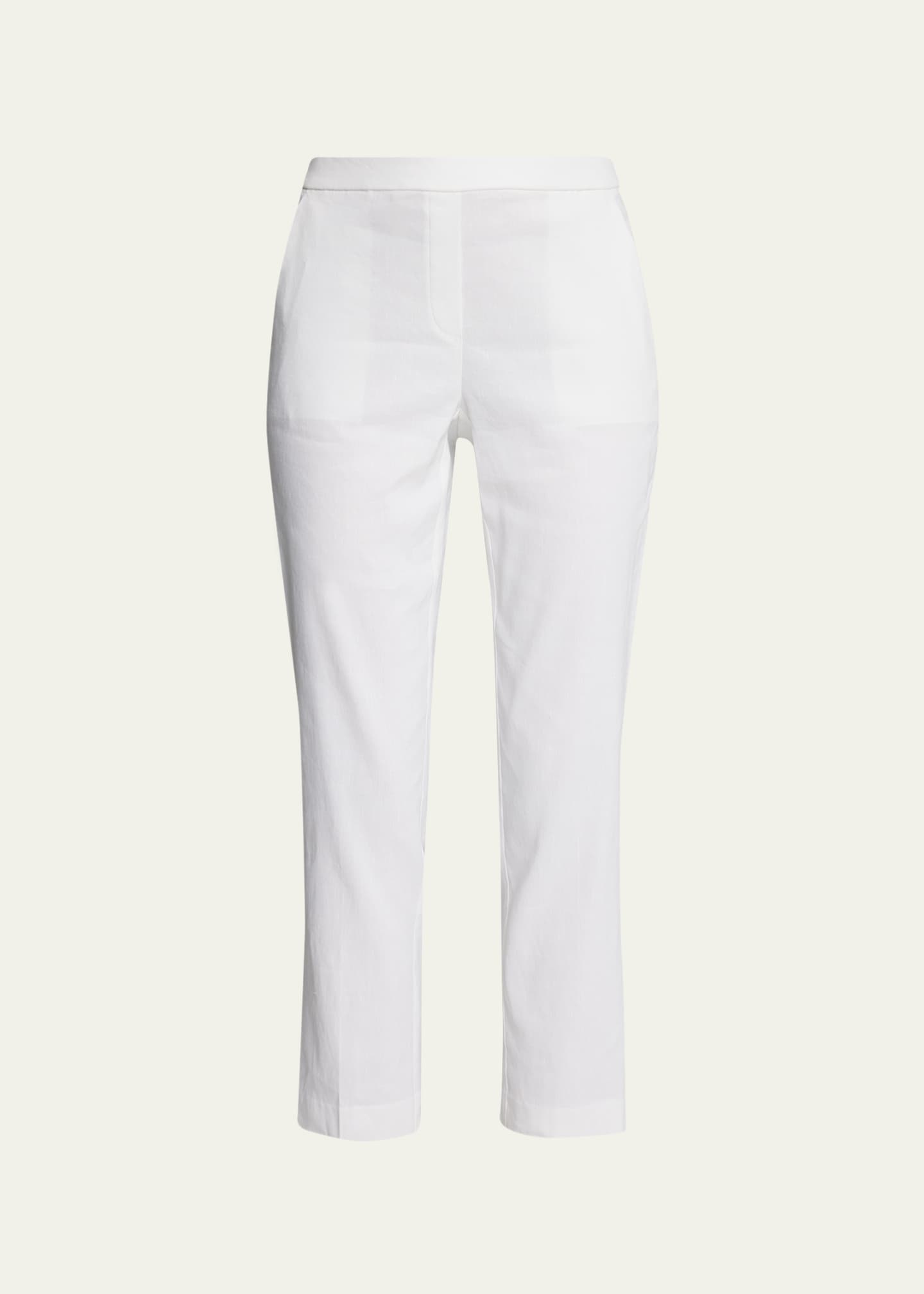 Theory Treeca Good Linen Pull-On Pants