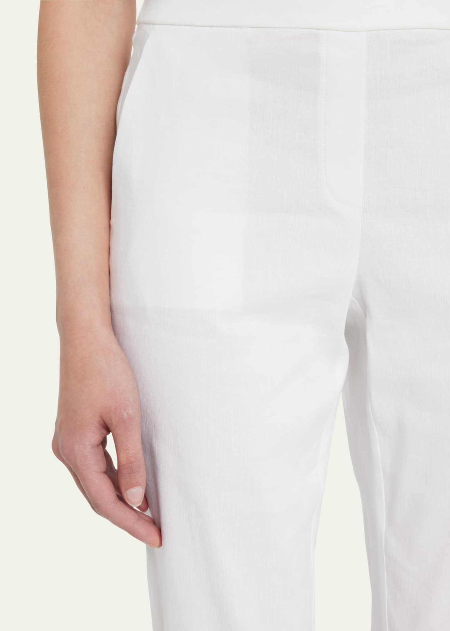 Theory Treeca Good Linen Pull On Pants