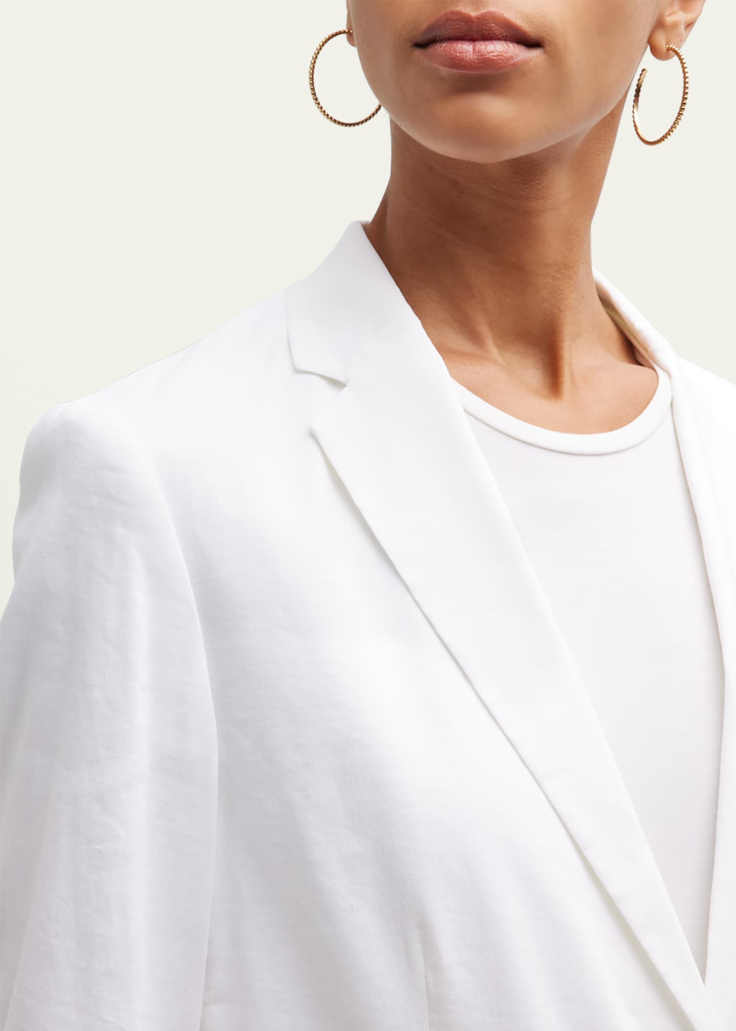 Theory RolledSleeve Cutaway Boyfriend Jacket Bergdorf Goodman