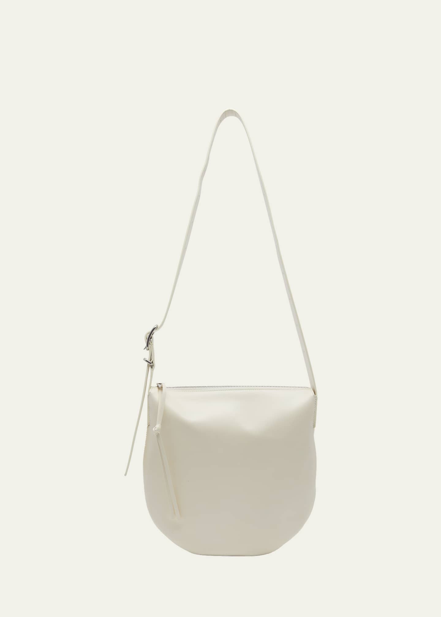 JIL SANDER Moon leather Waist body bag black