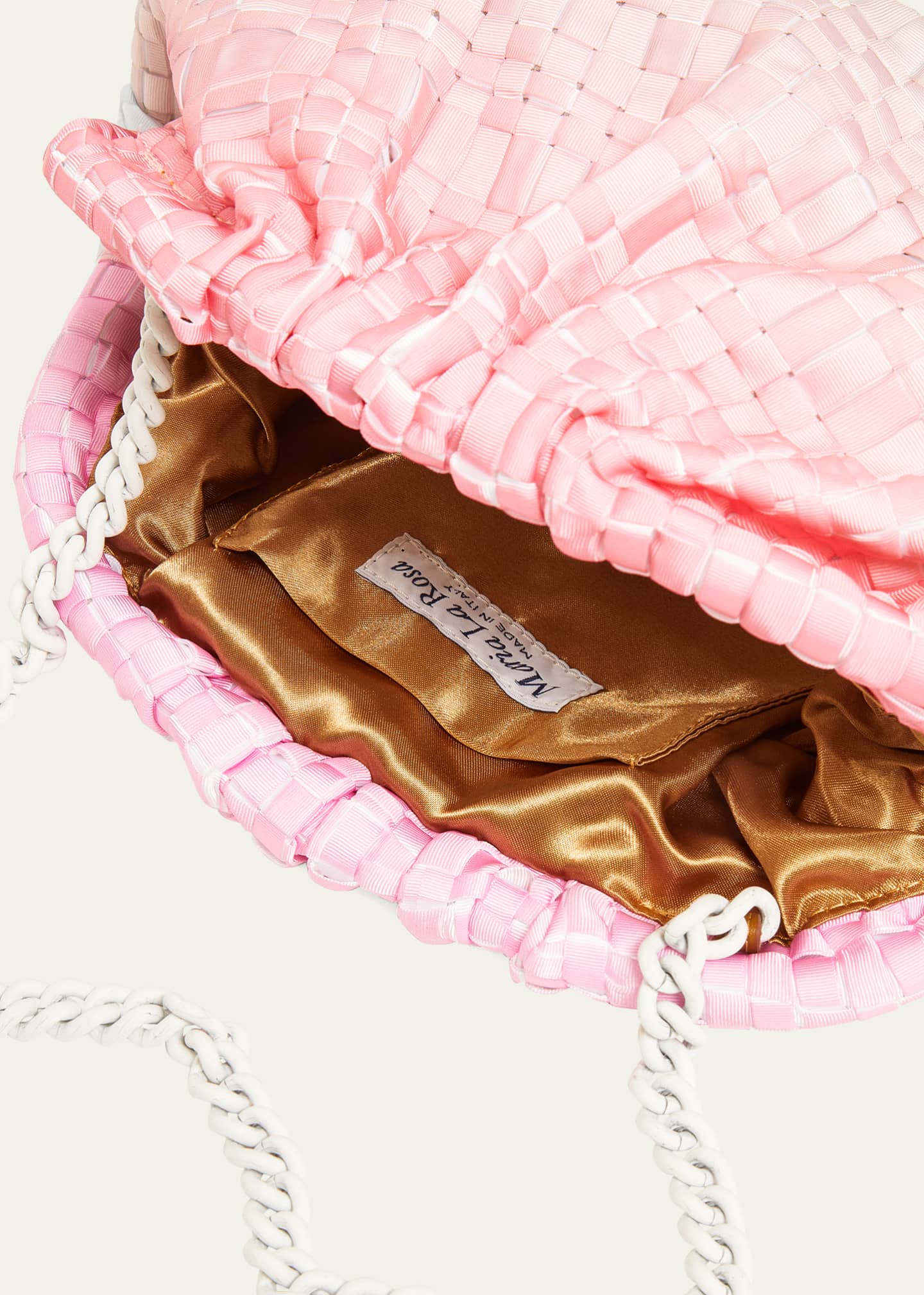 Maria La Rosa Mineral Game Woven Clutch Bag Image 4 of 5