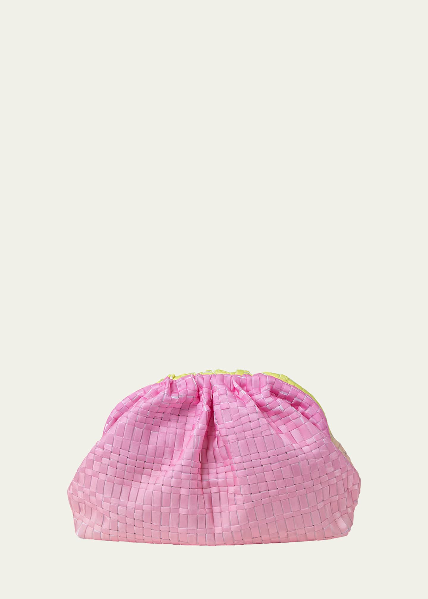 Maria La Rosa Mineral Game Woven Clutch Bag Bergdorf Goodman
