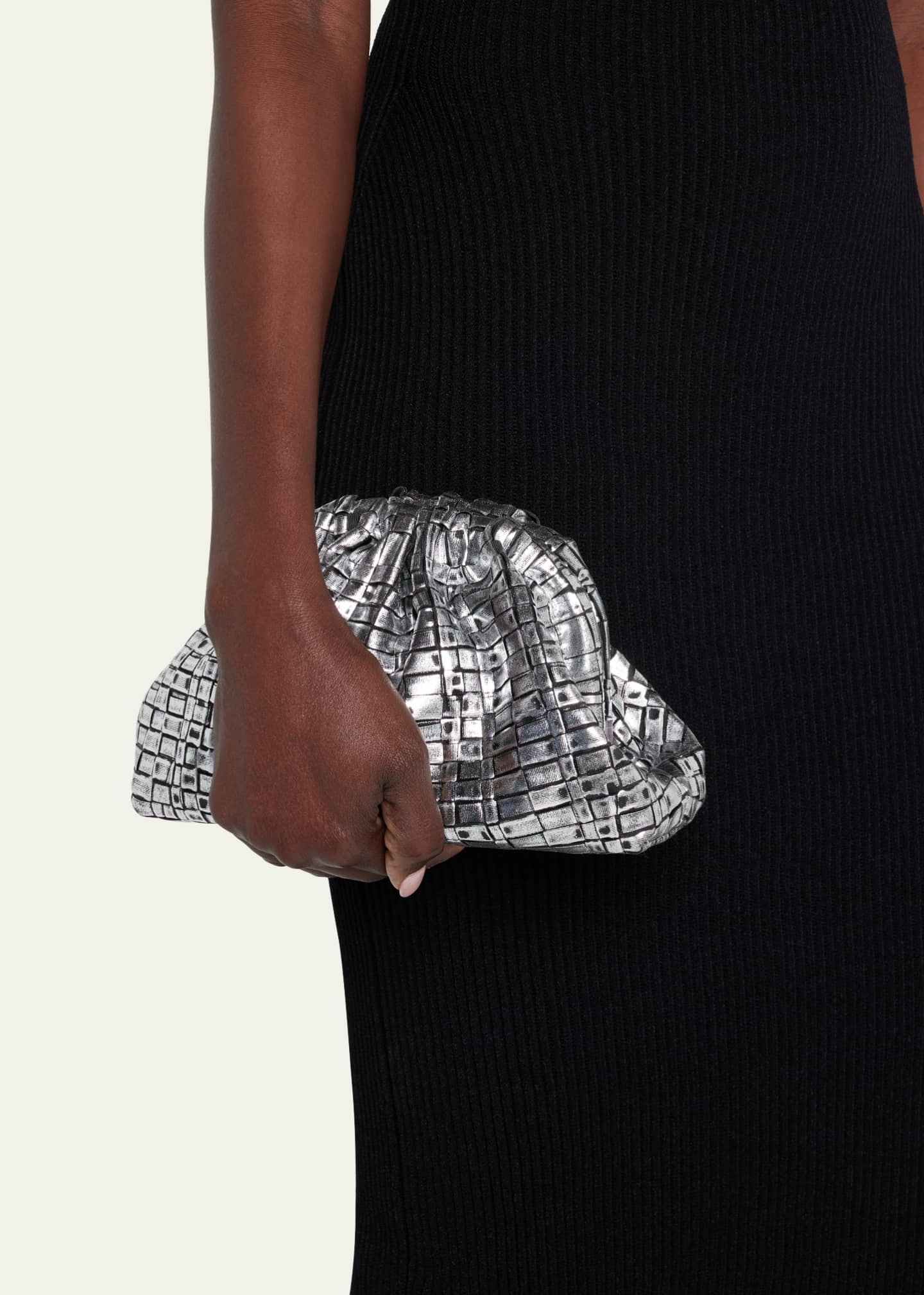 Maria La Rosa Game Mini Ribbon Metallic Shoulder Bag Image 2 of 5