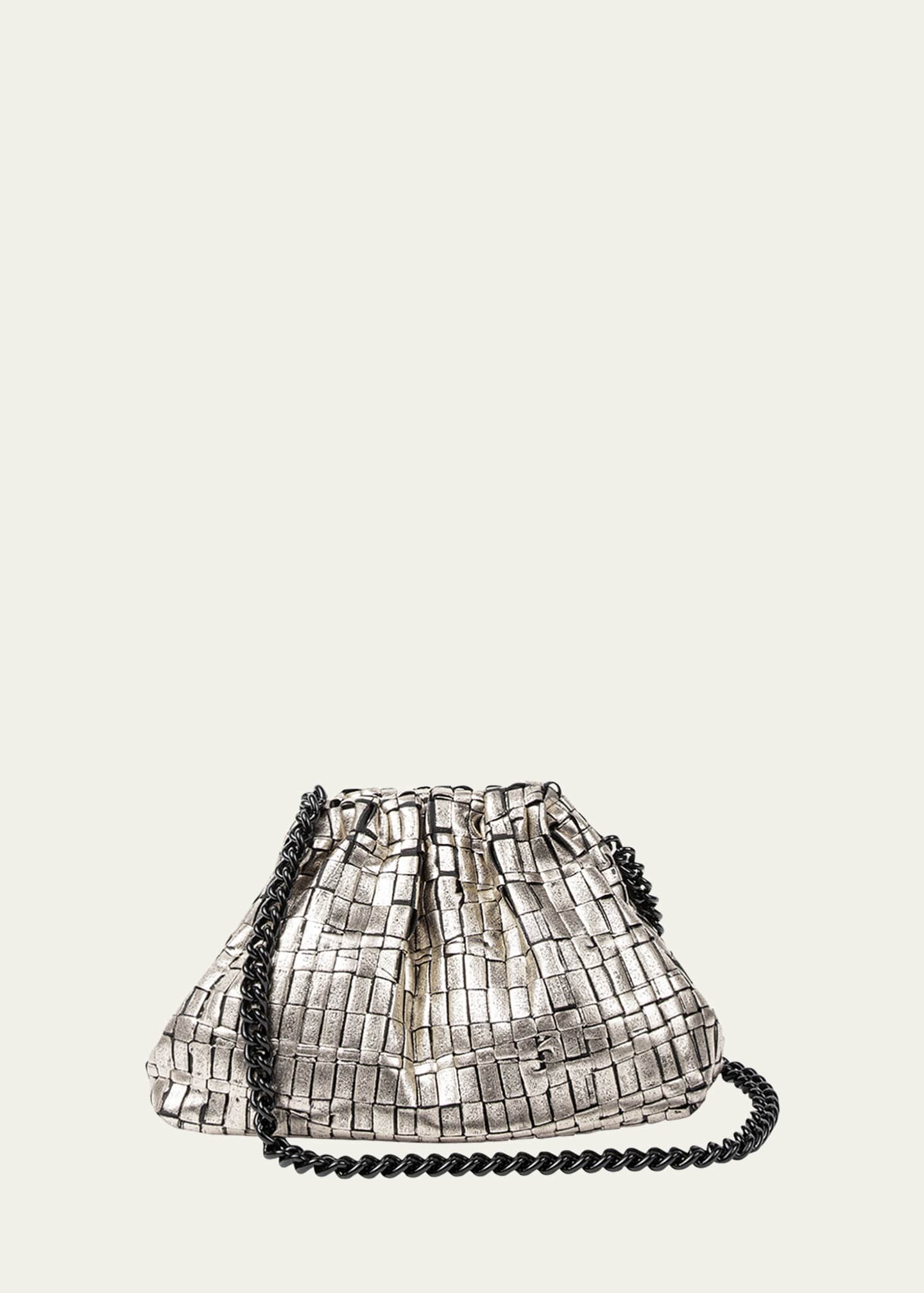 Maria La Rosa Game Mini Ribbon Metallic Shoulder Bag Image 1 of 5