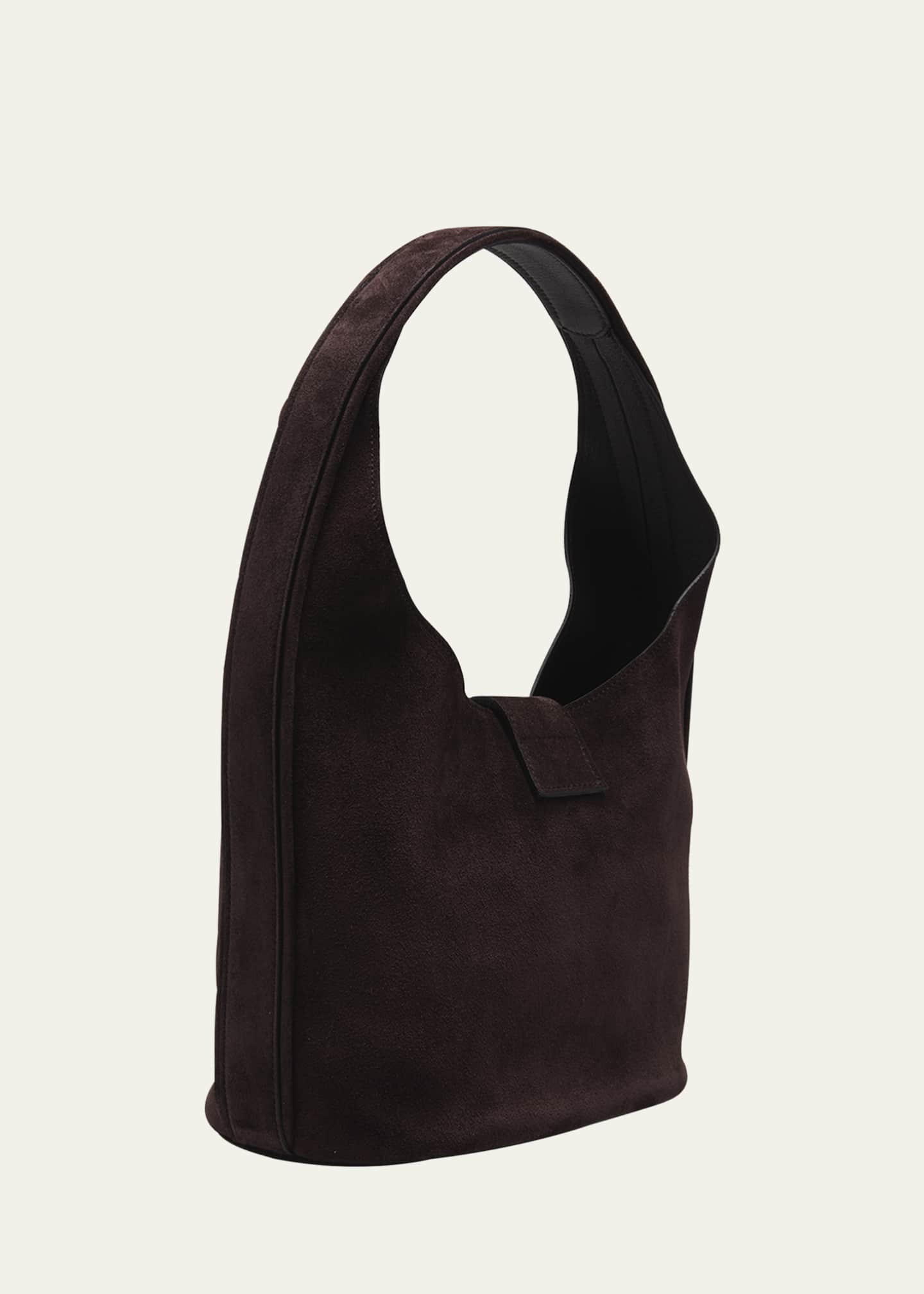Ferragamo Large Hobo Suede Shoulder Bag - Farfetch