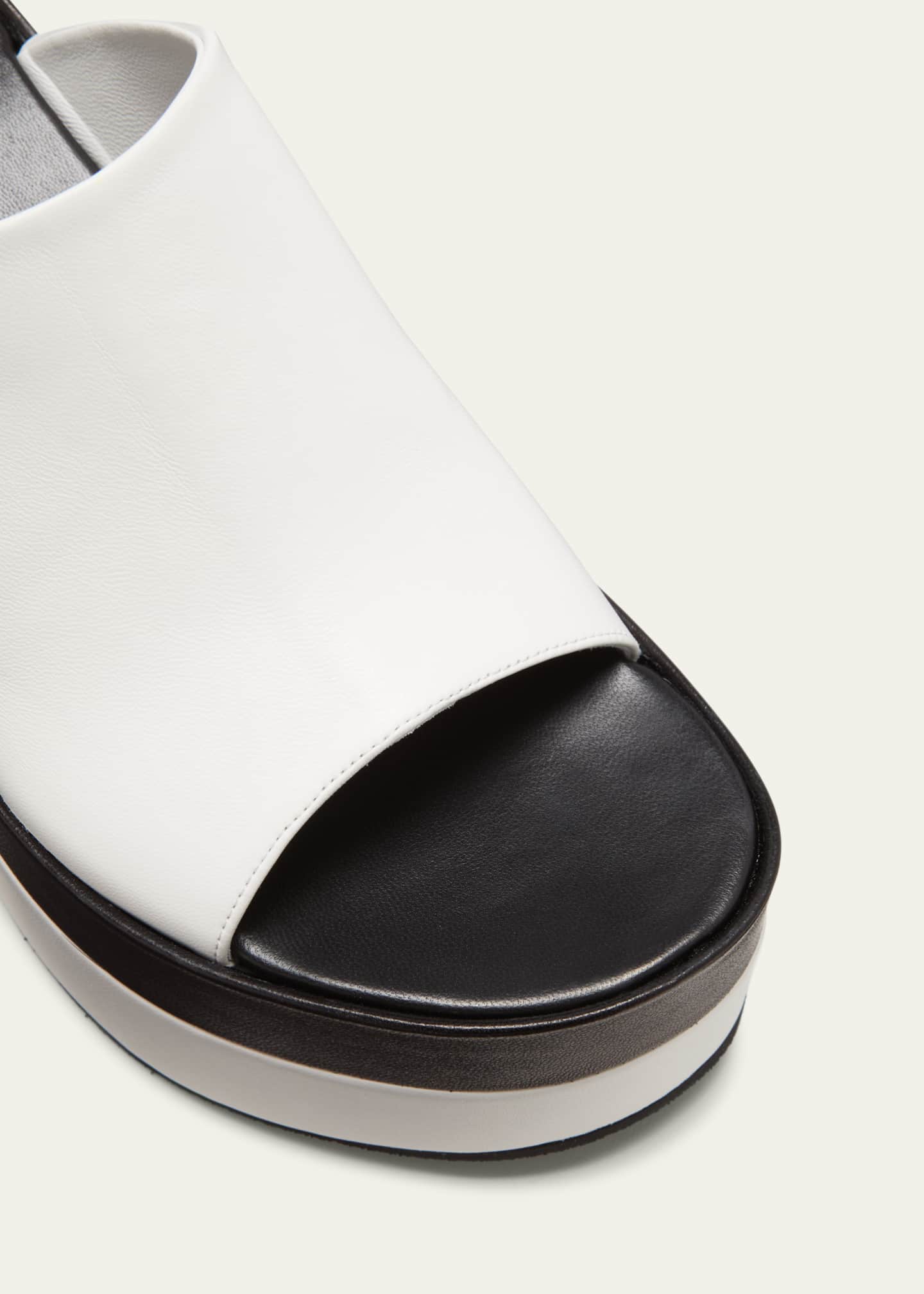 Dries Van Noten Modern Bicolor Wedge Sandals - Bergdorf Goodman
