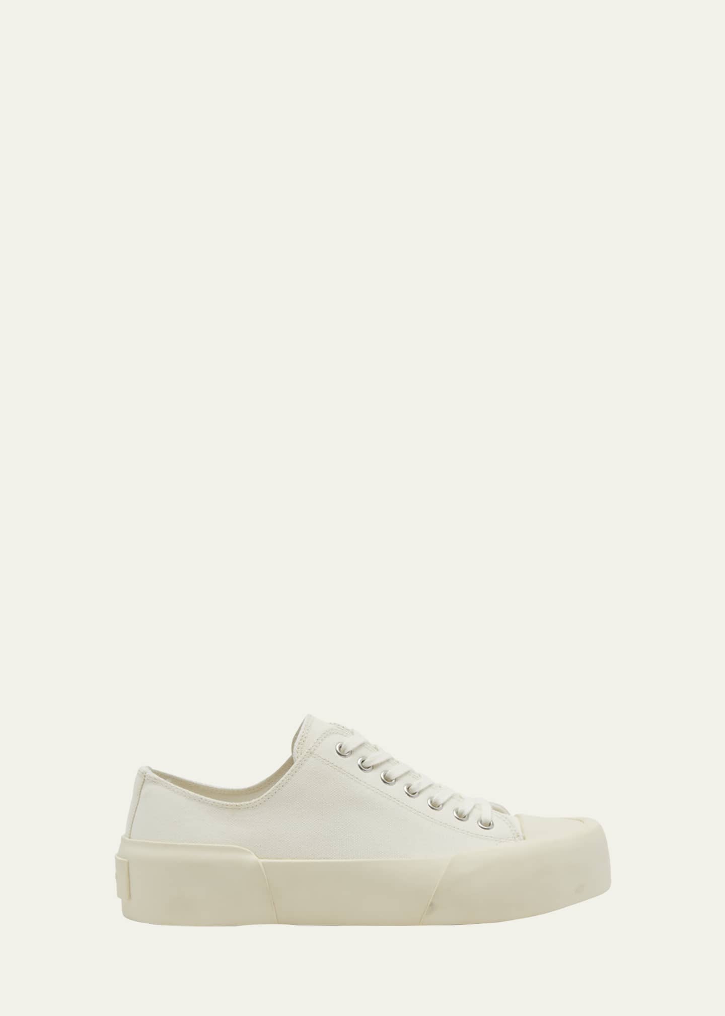 Jil Sander Low-Top Canvas Sneakers