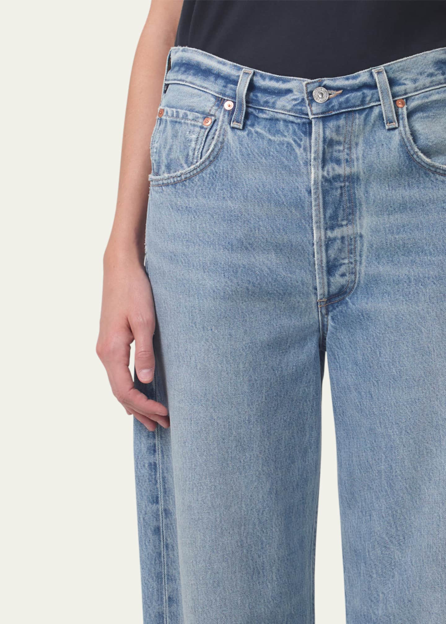 Citizens of Humanity Ayla Baggy Cuffed Cropped Jeans Bergdorf Goodman
