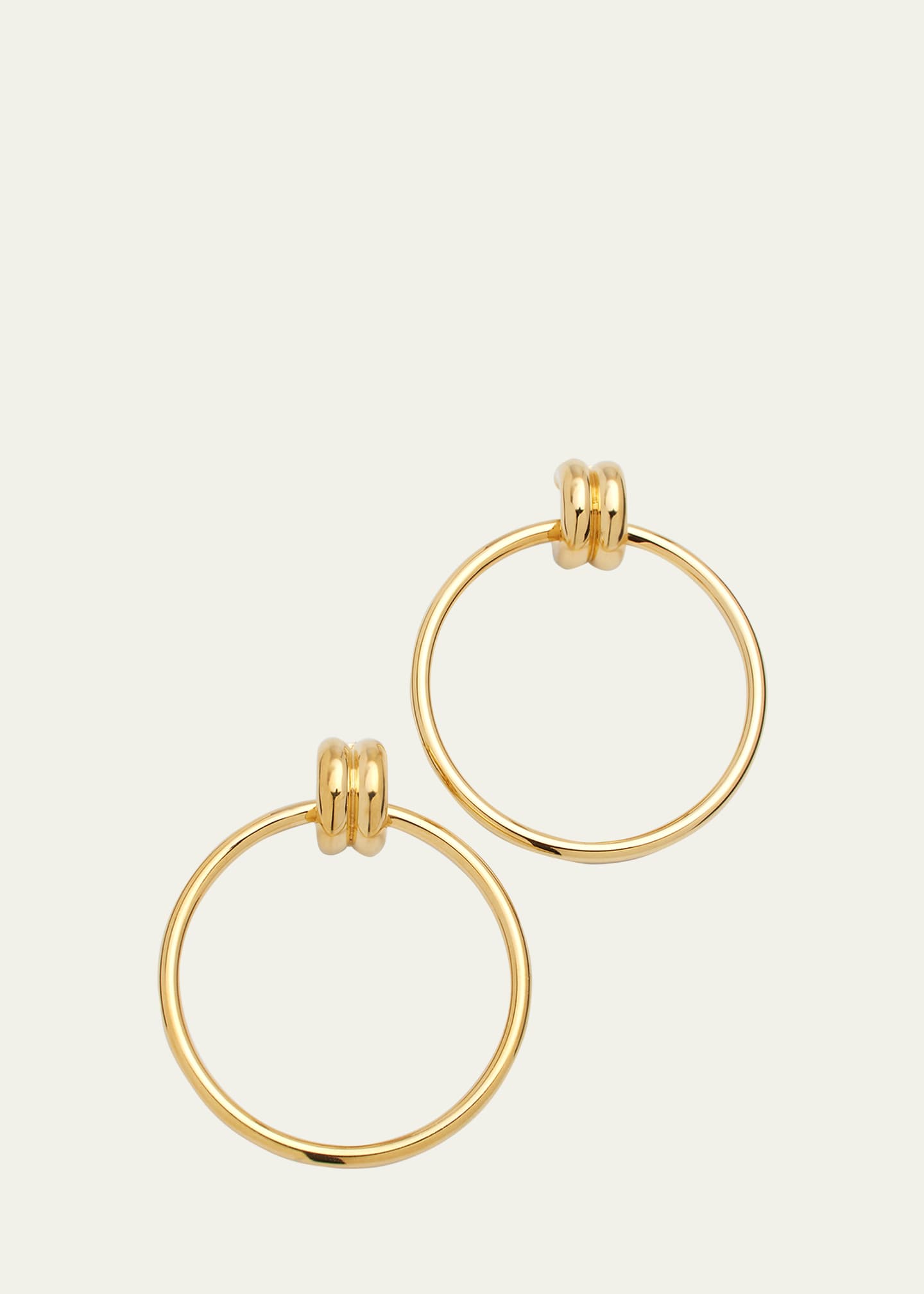 Jennifer Zeuner 14k Gold Vermeil Harper Hoop Earrings Image 1 of 4