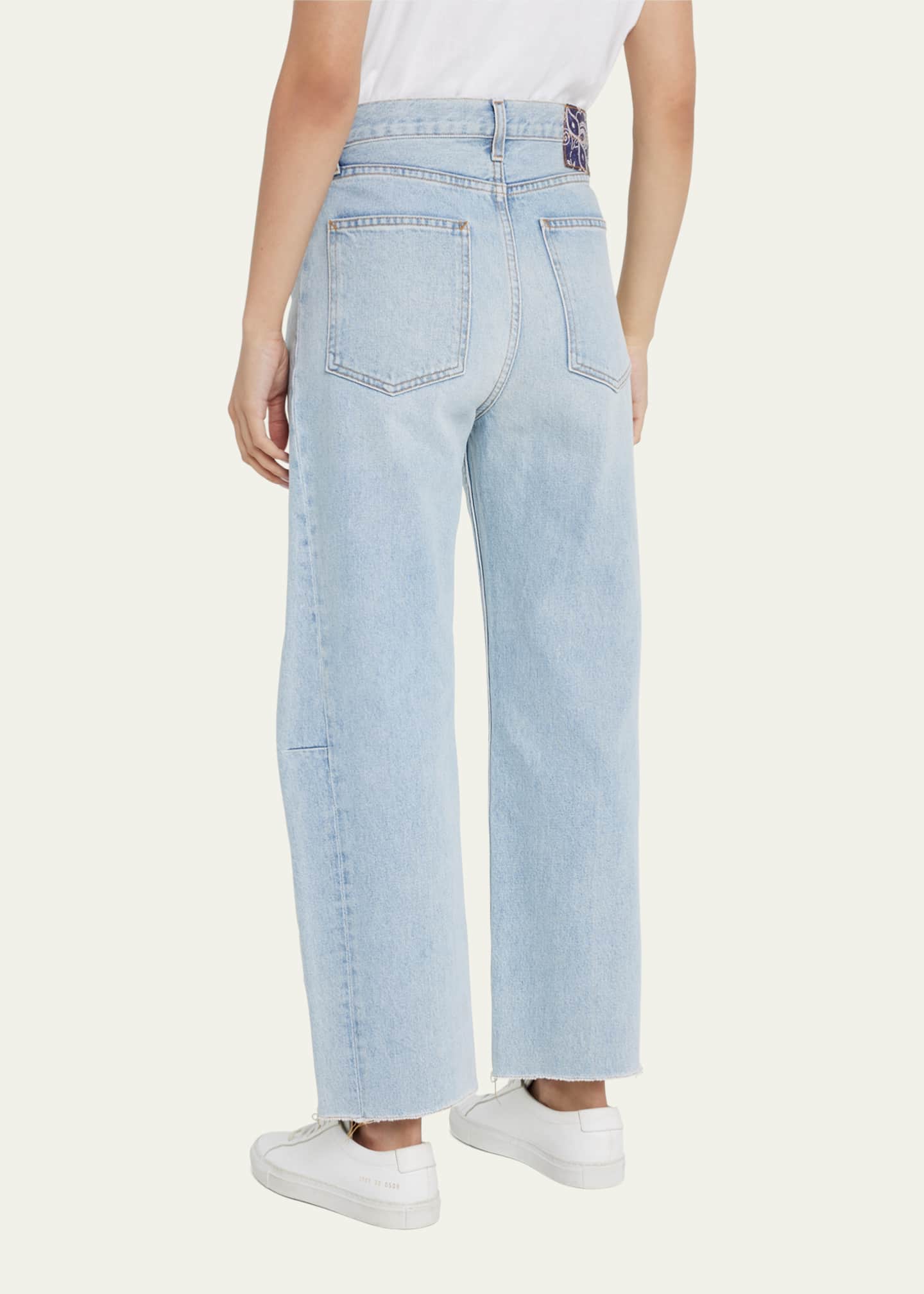 B SIDES Lasso Tapered Raw Hem Jeans Bergdorf Goodman