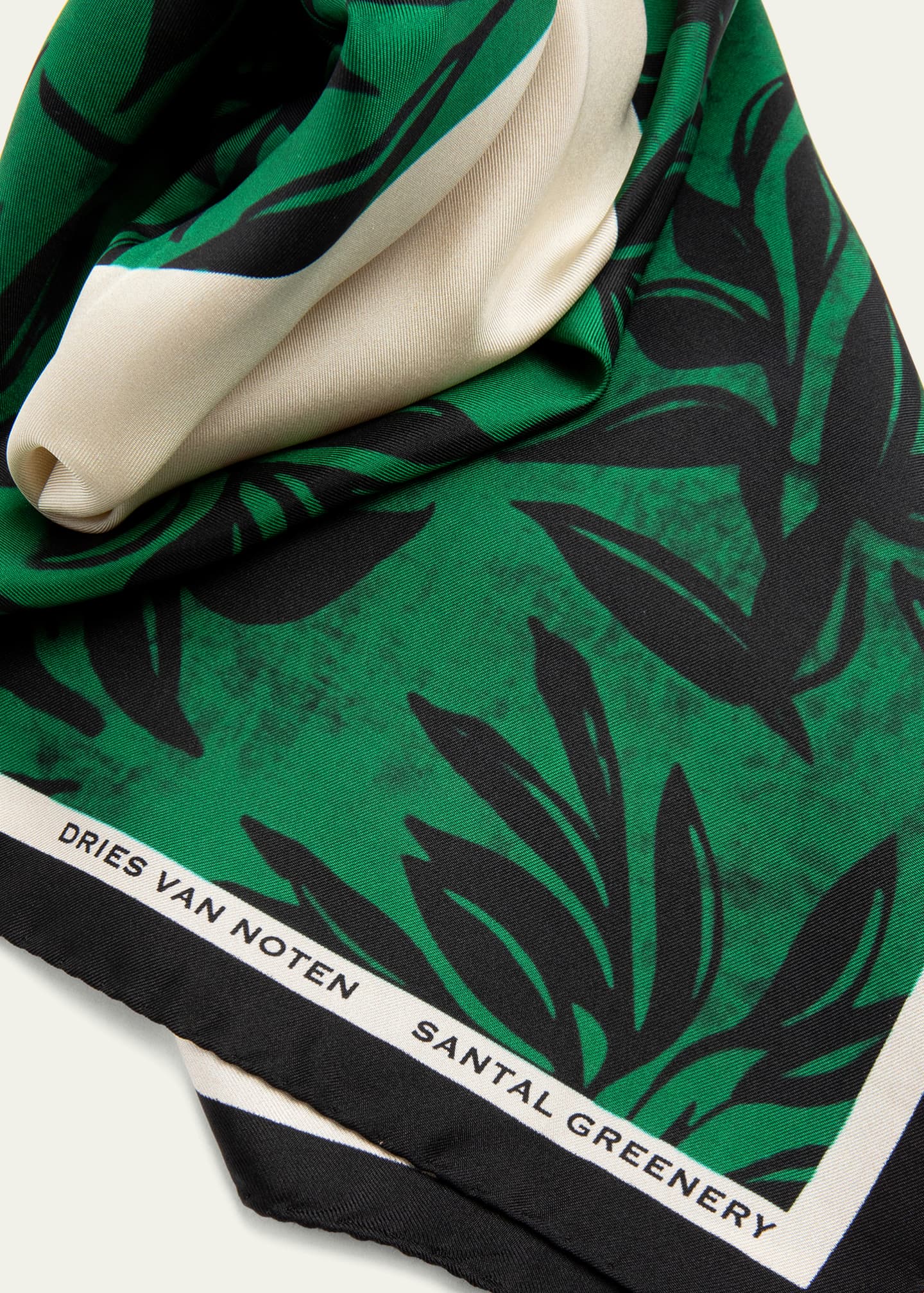 Dries Van Noten Santal Greenery Foulard Image 2 of 2