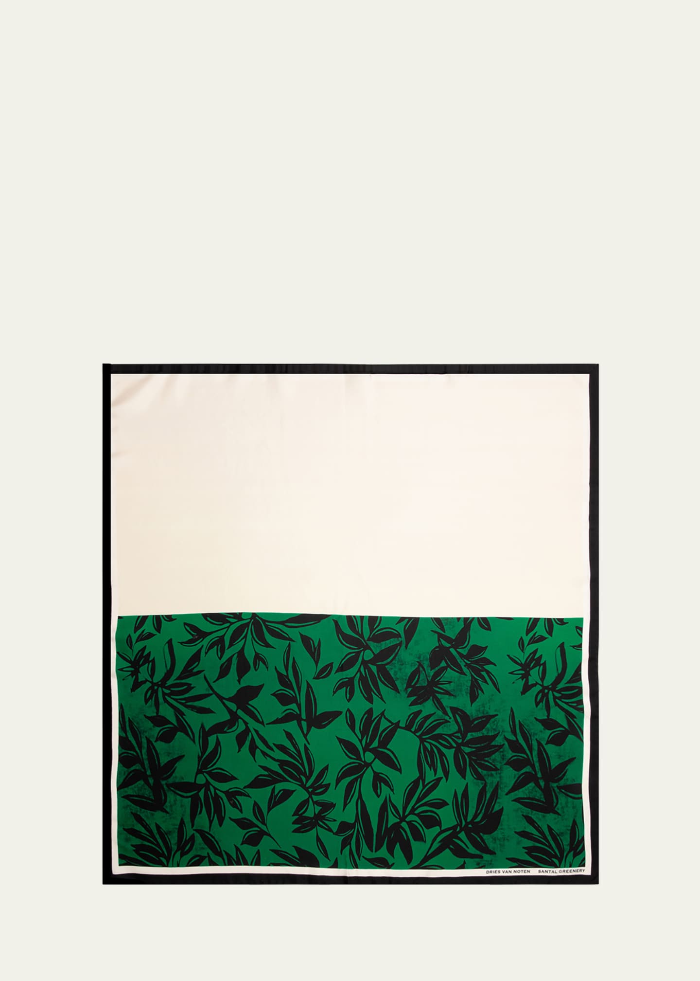 Dries Van Noten Santal Greenery Foulard Image 1 of 2