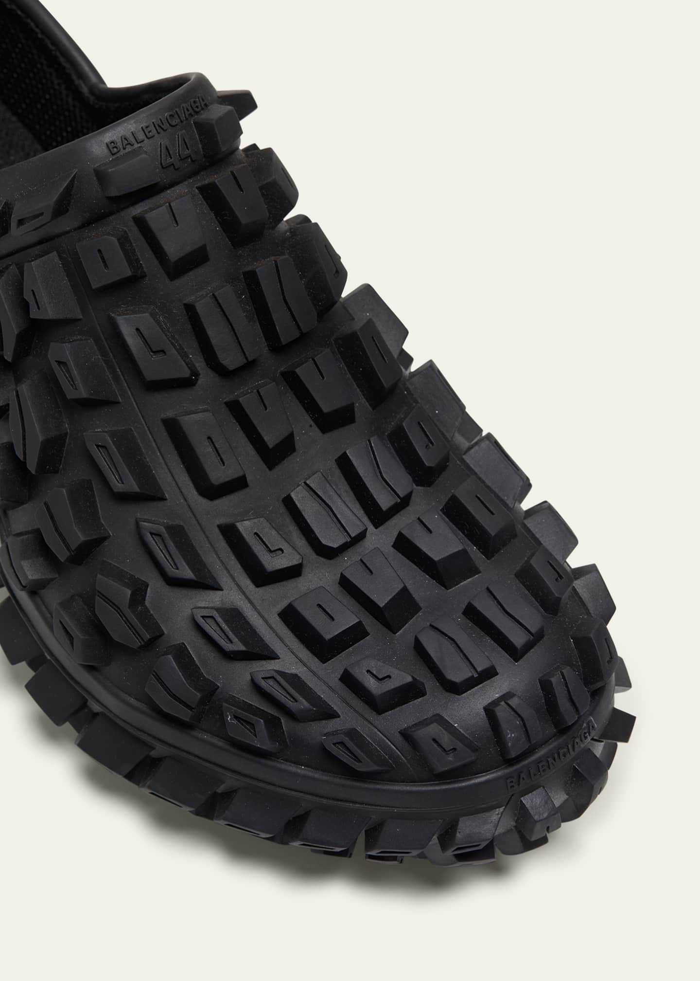Balenciaga Men's Bouncer Extreme Tire Tread Clogs   Bergdorf Goodman