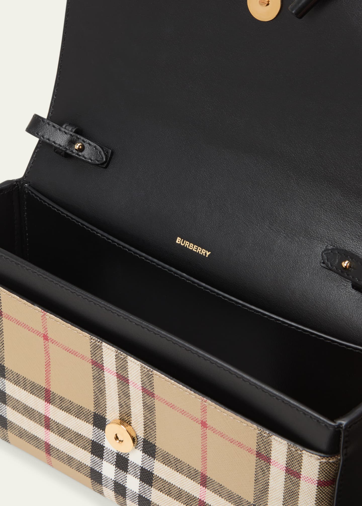 Burberry New Hampshire Check Leather Crossbody Bag Bergdorf Goodman