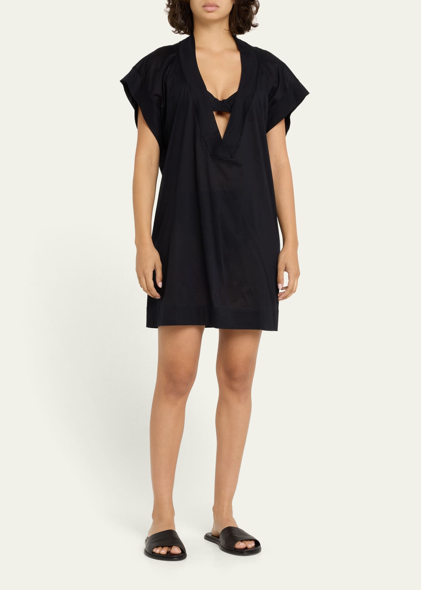 Eres Renee V-Neck T-Shirt Coverup Image 4 of 5
