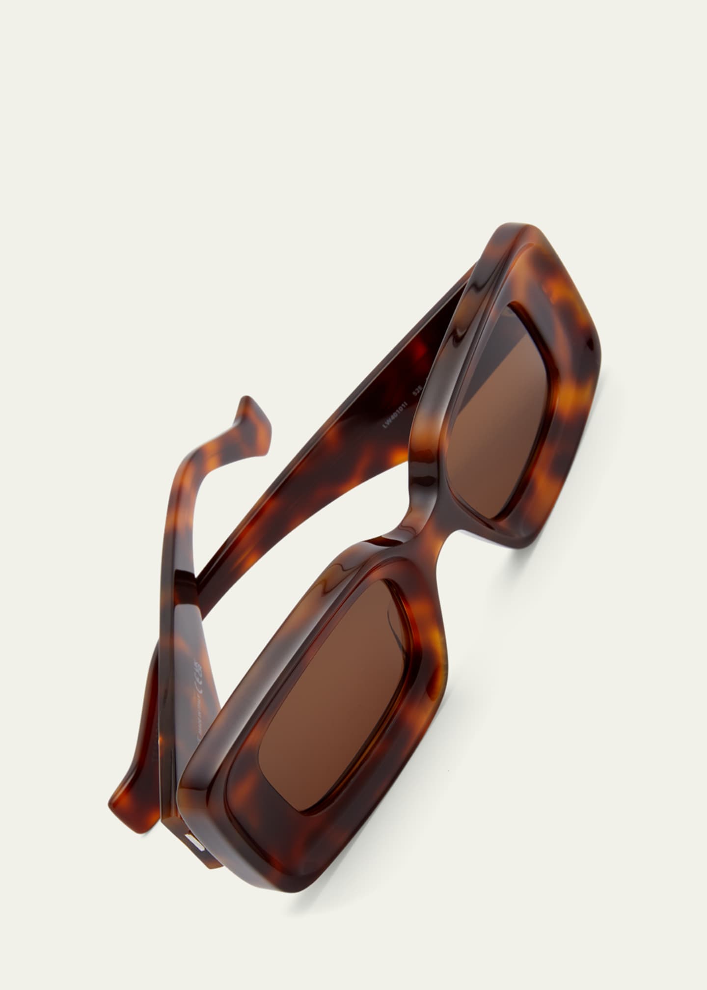 Acetate Anagram Sunglasses Blue Marble - Loewe main image 0