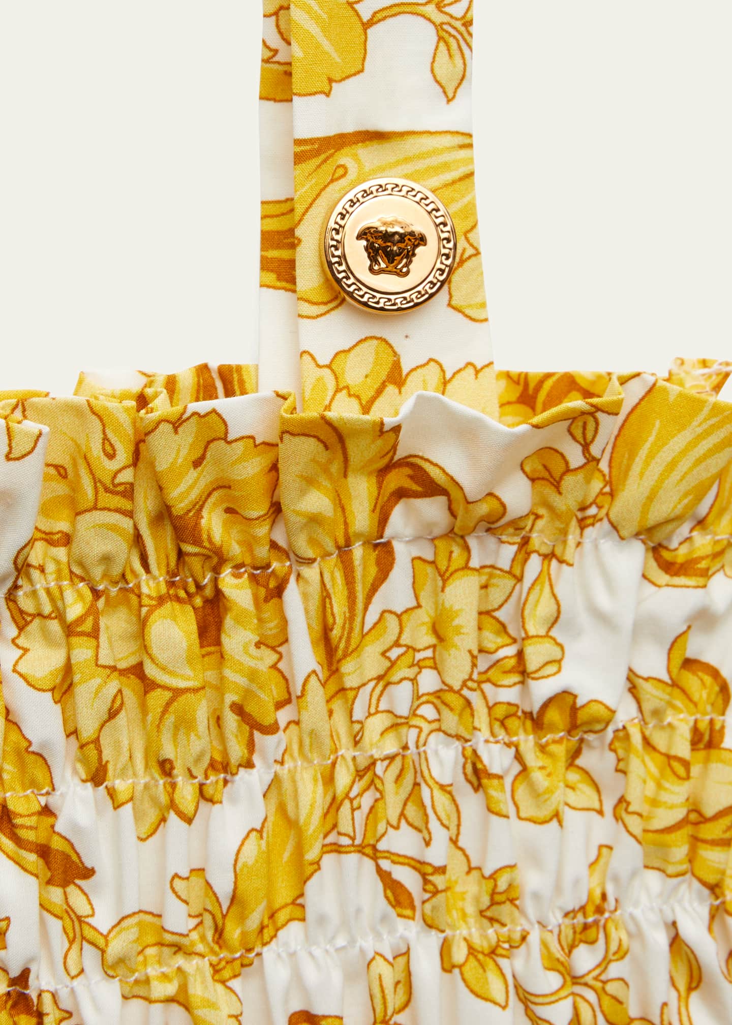 Versace Girl's BaroccoPrint Tiered Dress, Size 3M24M Bergdorf Goodman