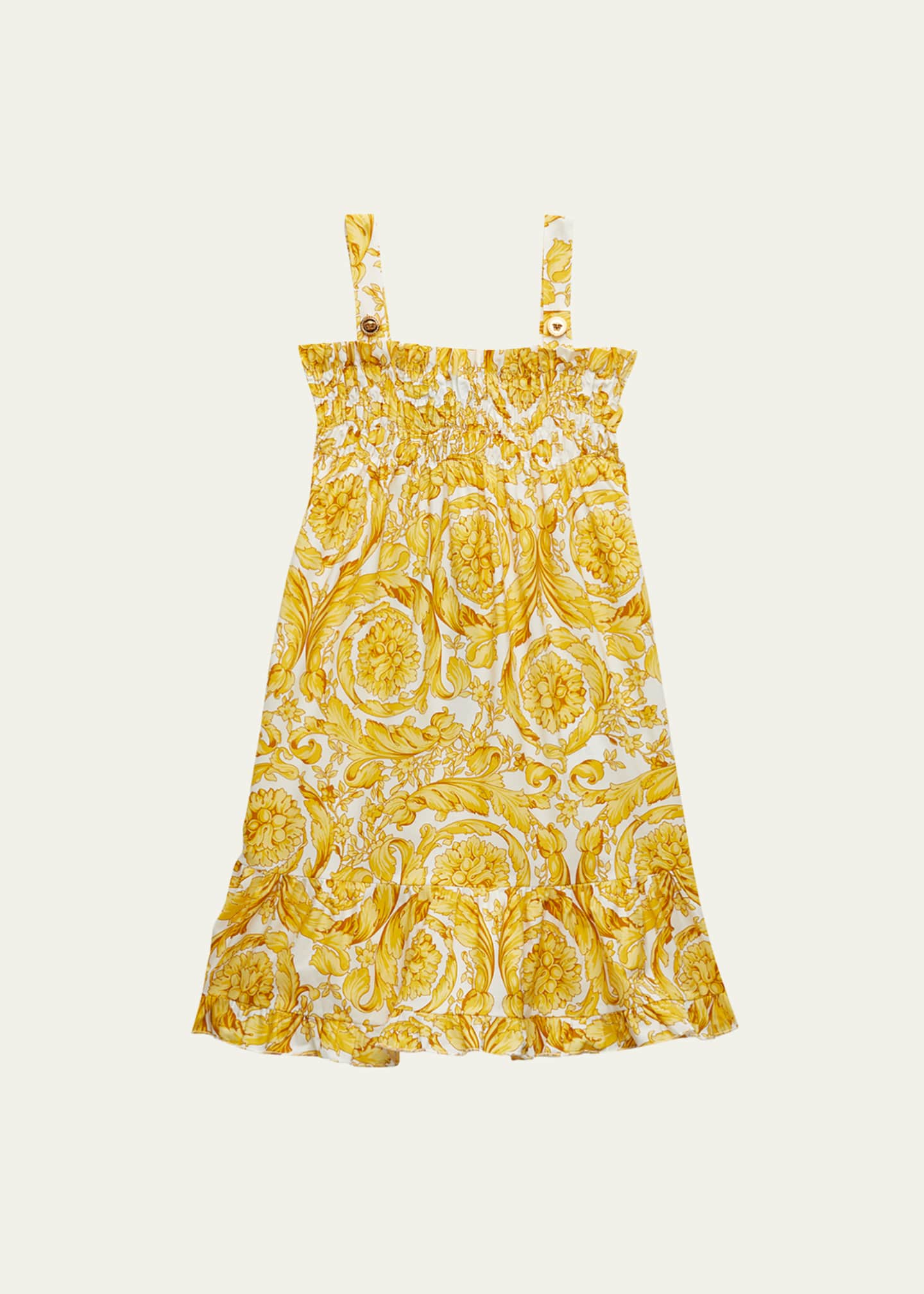 Versace Girl's BaroccoPrint Tiered Dress, Size 3M24M Bergdorf Goodman