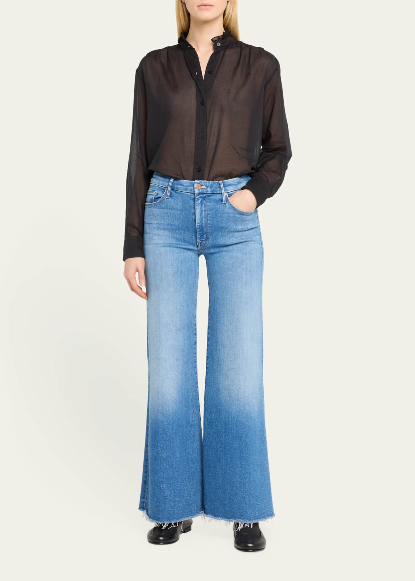 MOTHER The Roller Wide-Leg Jeans Image 2 of 5
