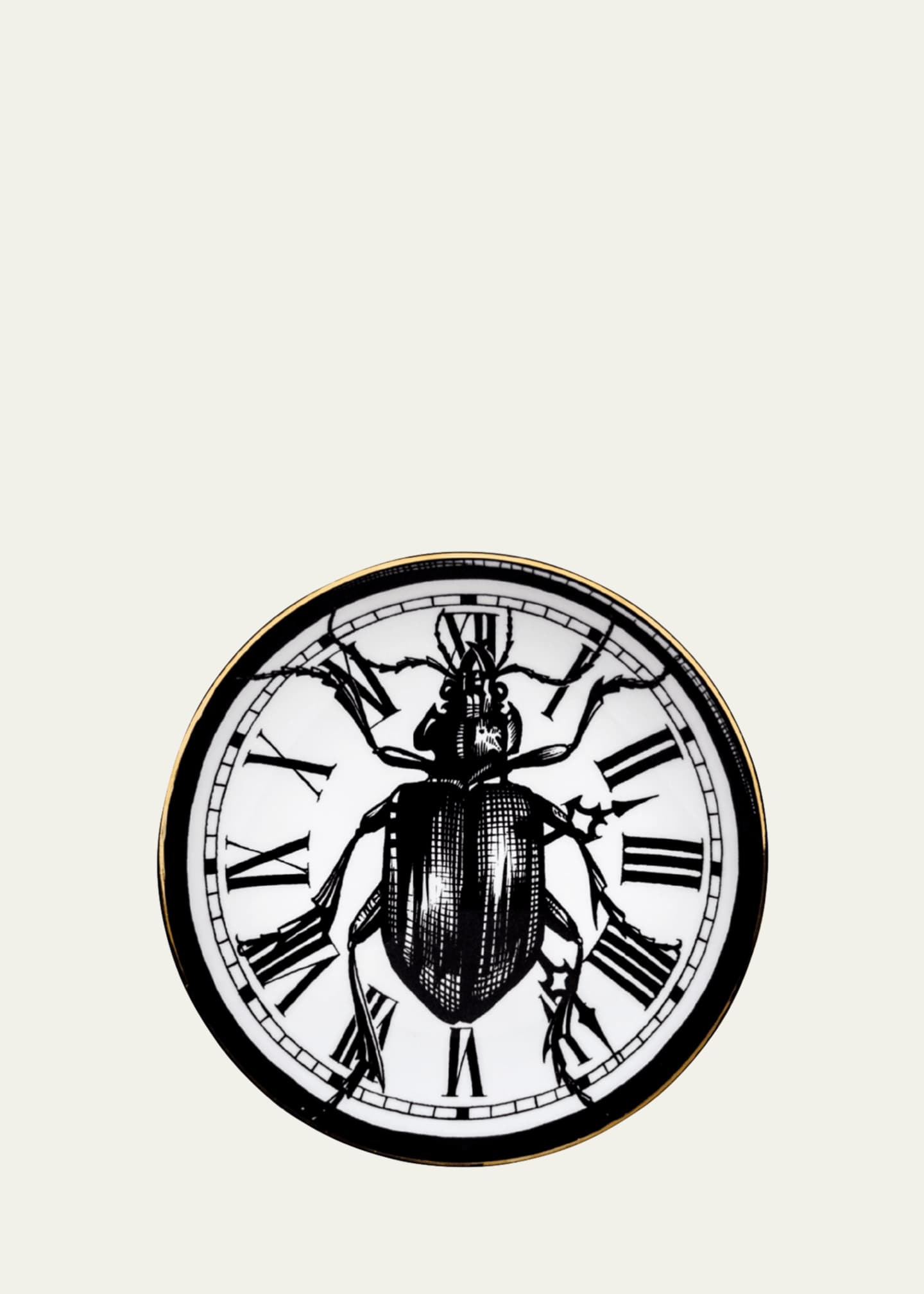 Rory Dobner Beetle Clock Salad Dessert Plate